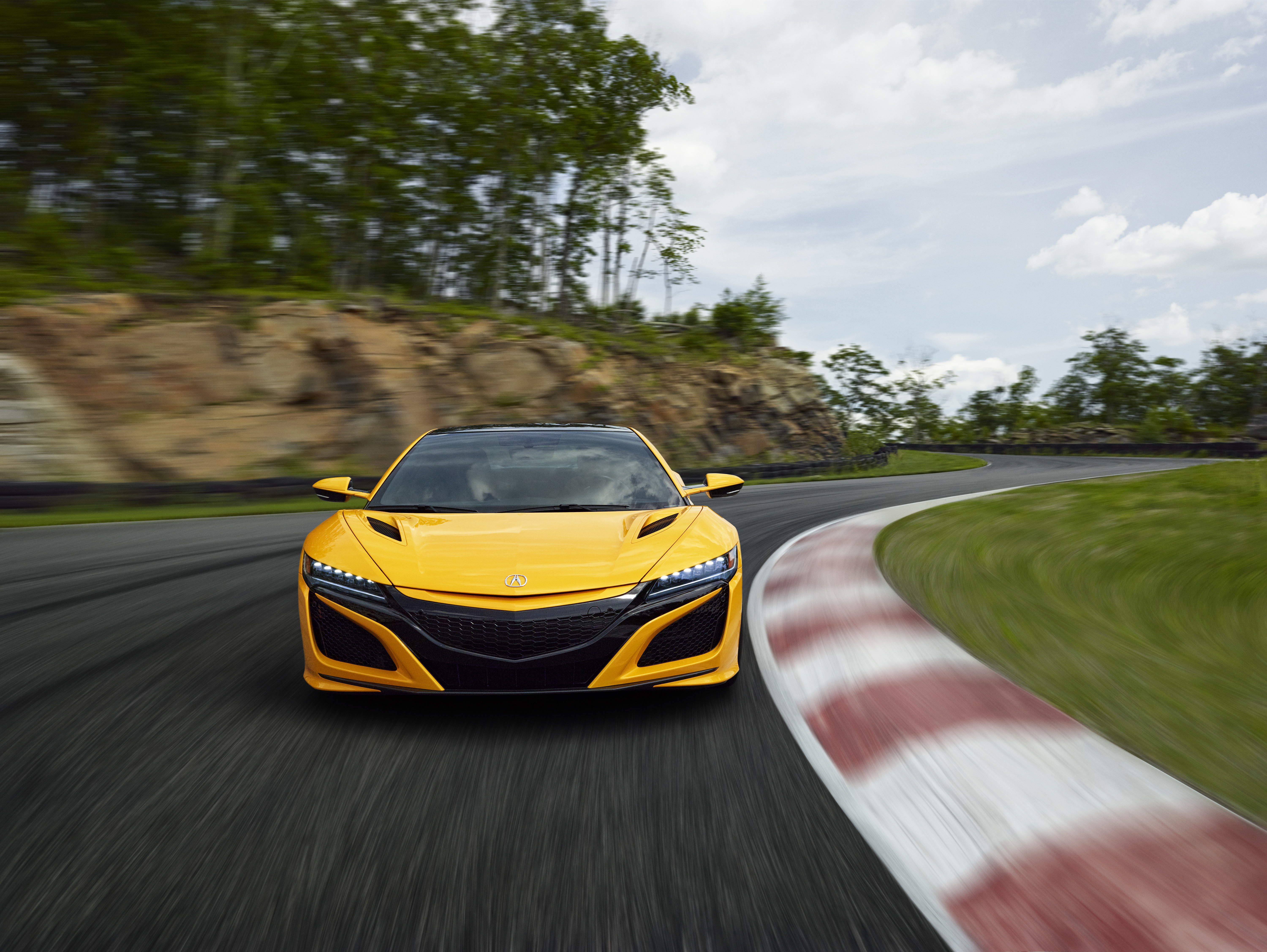 Free download wallpaper Acura, Car, Supercar, Vehicles, Yellow Car, Acura Nsx on your PC desktop