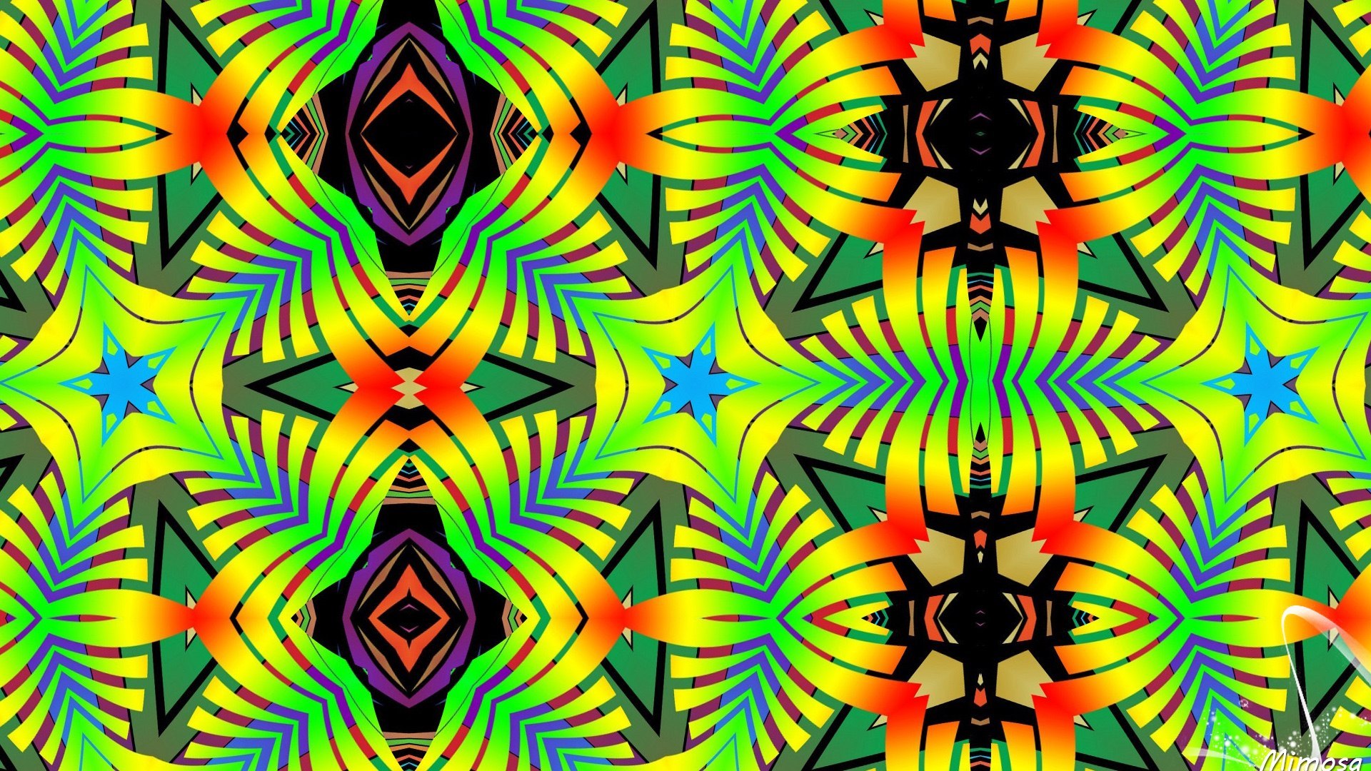 Free download wallpaper Abstract, Colorful, Kaleidoscope, Geometry on your PC desktop