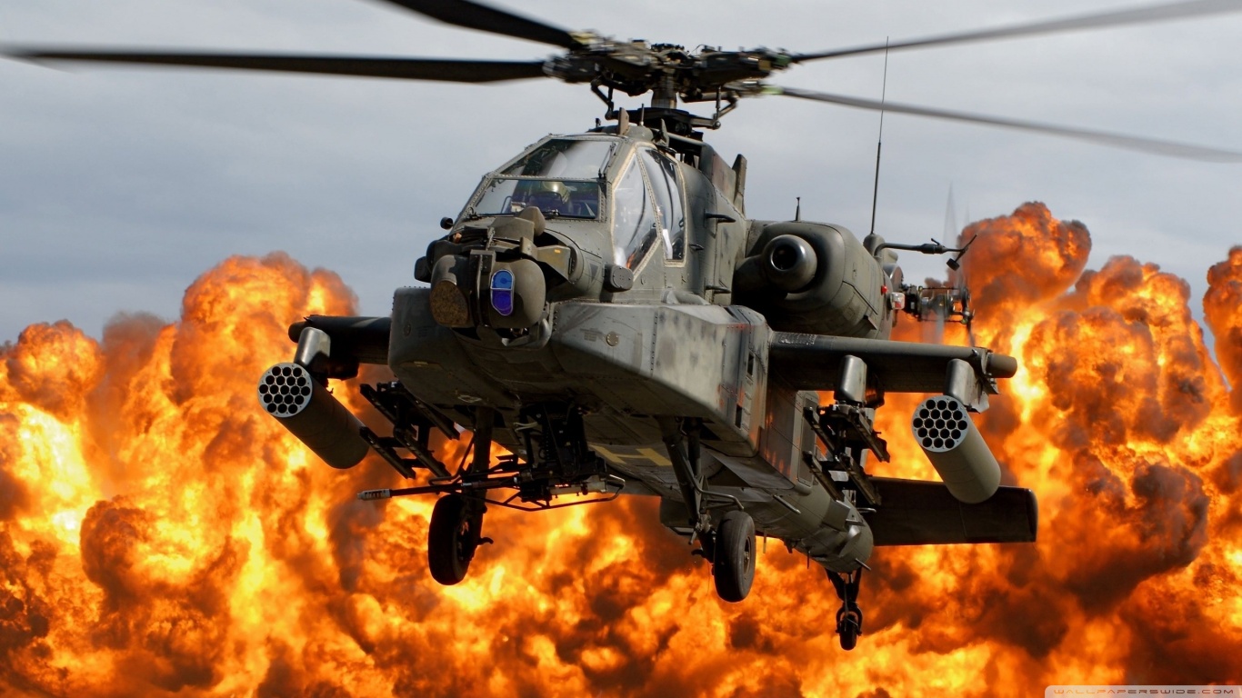 Téléchargez des papiers peints mobile Hélicoptère, Militaire, Boeing Ah 64 Apache gratuitement.