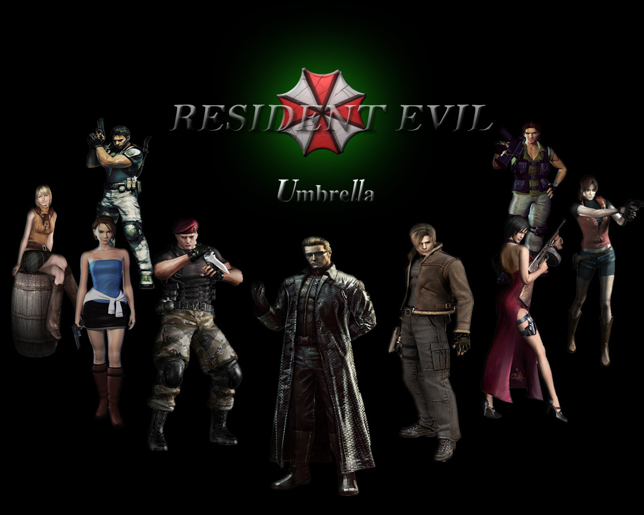 video game, ada wong, albert wesker, carlos oliveira, chris redfield, claire redfield, jill valentine, leon s kennedy, resident evil