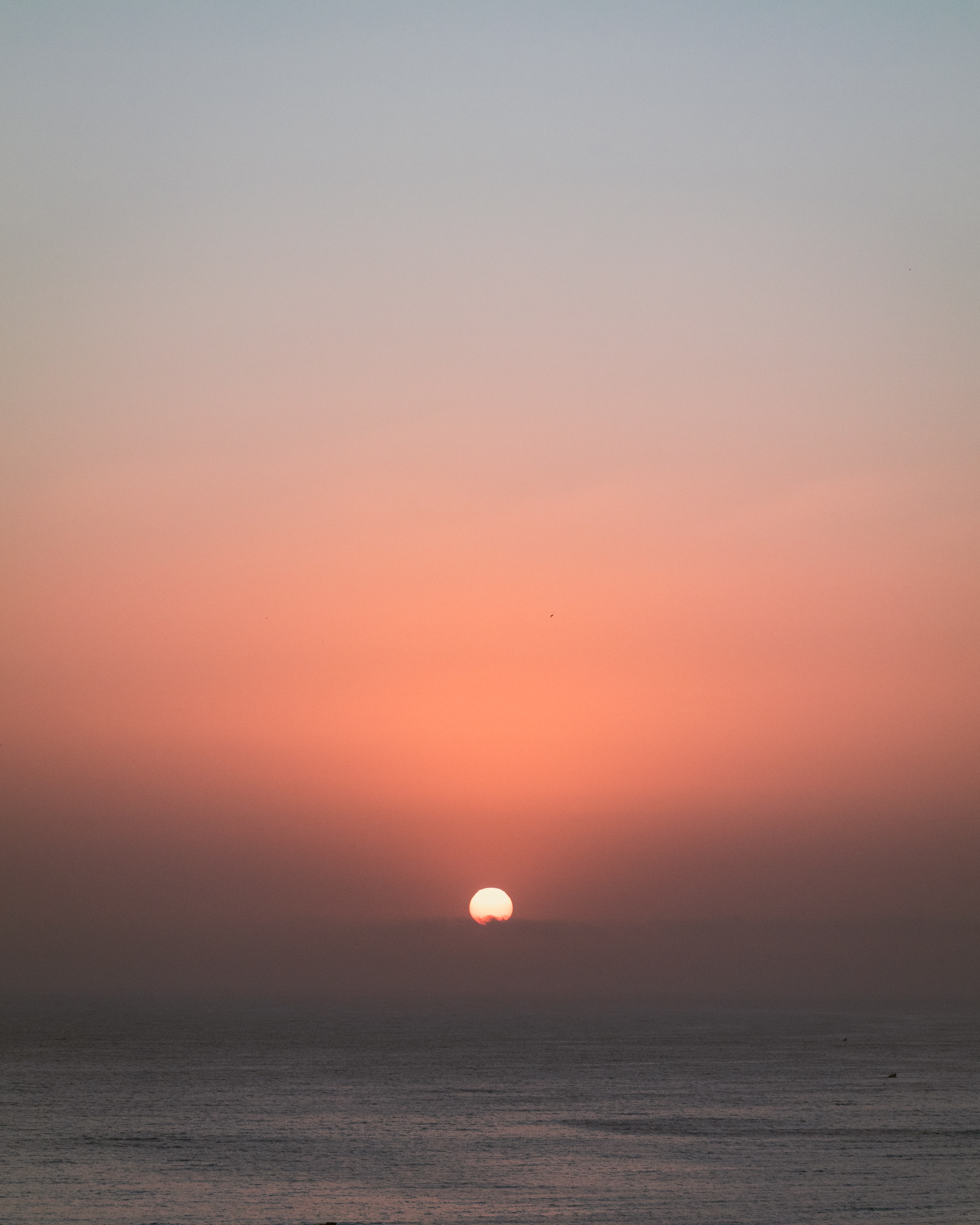 Download mobile wallpaper Sky, Sun, Sea, Nature, Sunset, Pink for free.
