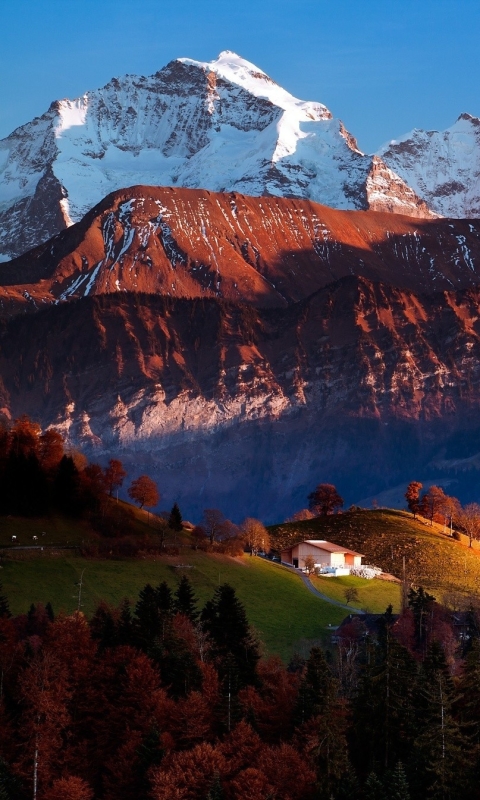 Handy-Wallpaper Herbst, Gebirge, Berge, Erde/natur kostenlos herunterladen.