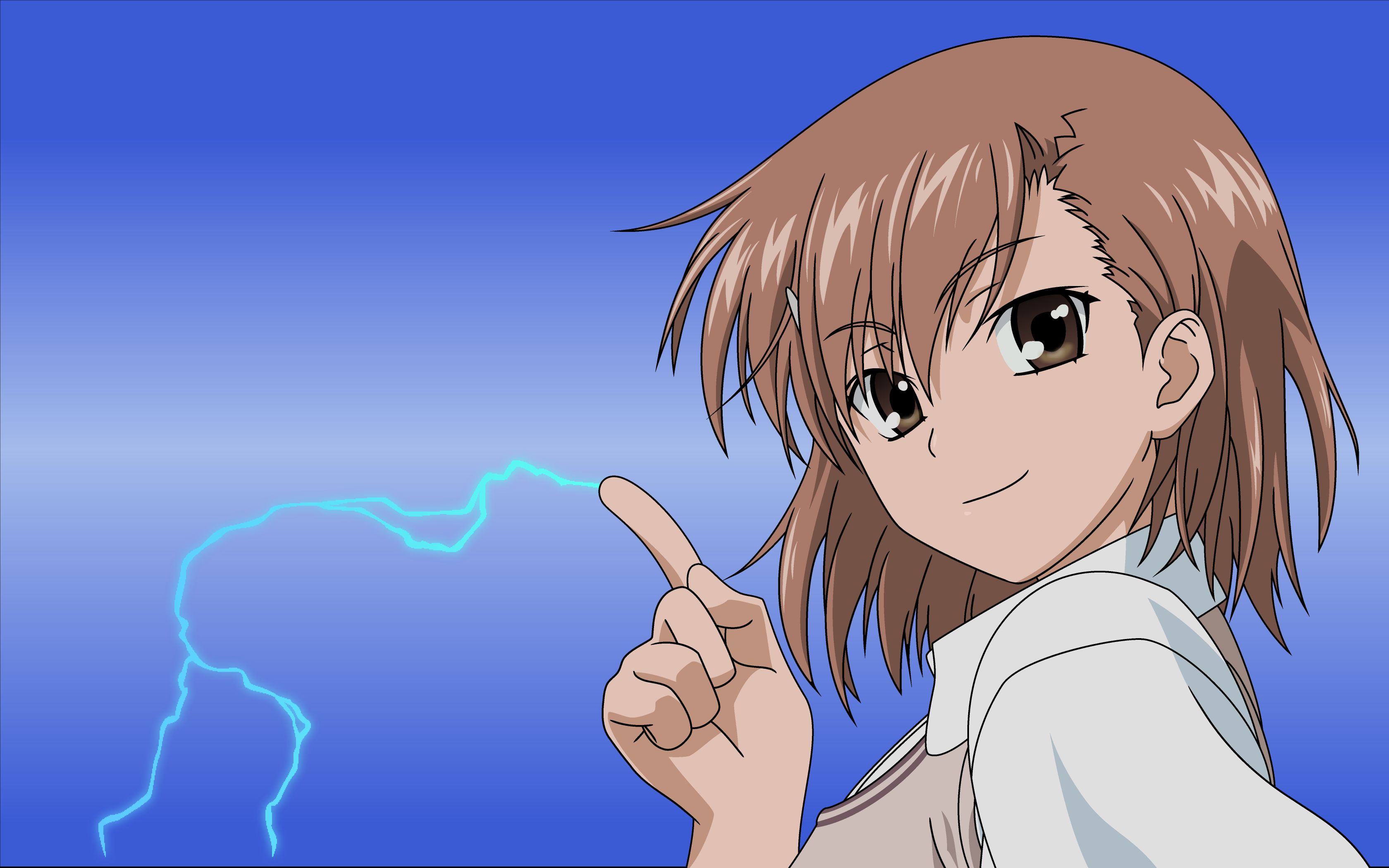 217590 Hintergrundbild herunterladen animes, a certain magical index, braune augen, braune haare, mikoto misaka, schuluniform, kurzes haar - Bildschirmschoner und Bilder kostenlos