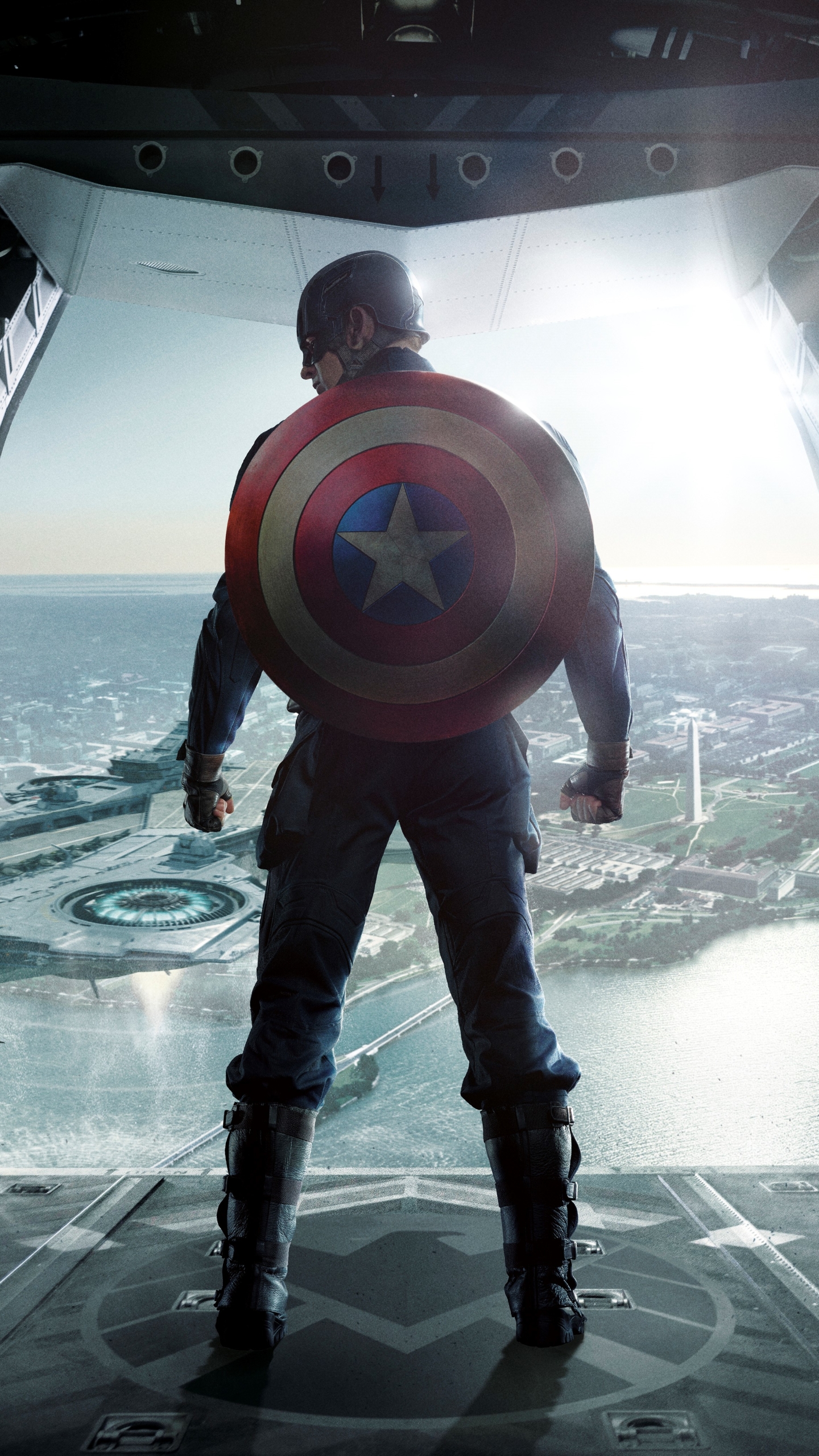 Baixar papel de parede para celular de Capitão América, Chris Evans, Filme, Capitão América 2: O Soldado Invernal gratuito.