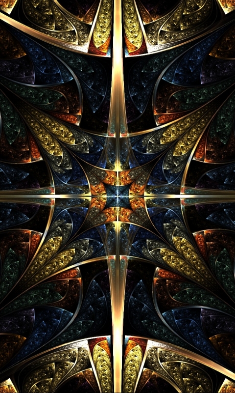 Download mobile wallpaper Abstract, Fractal, Symmetry for free.