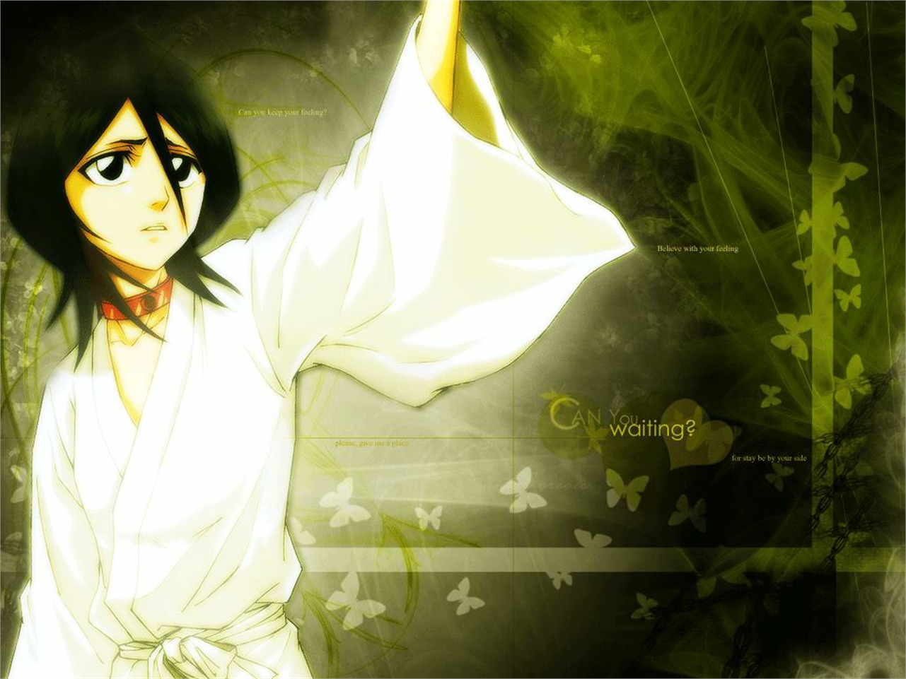 Handy-Wallpaper Bleach, Rukia Kuchiki, Animes kostenlos herunterladen.