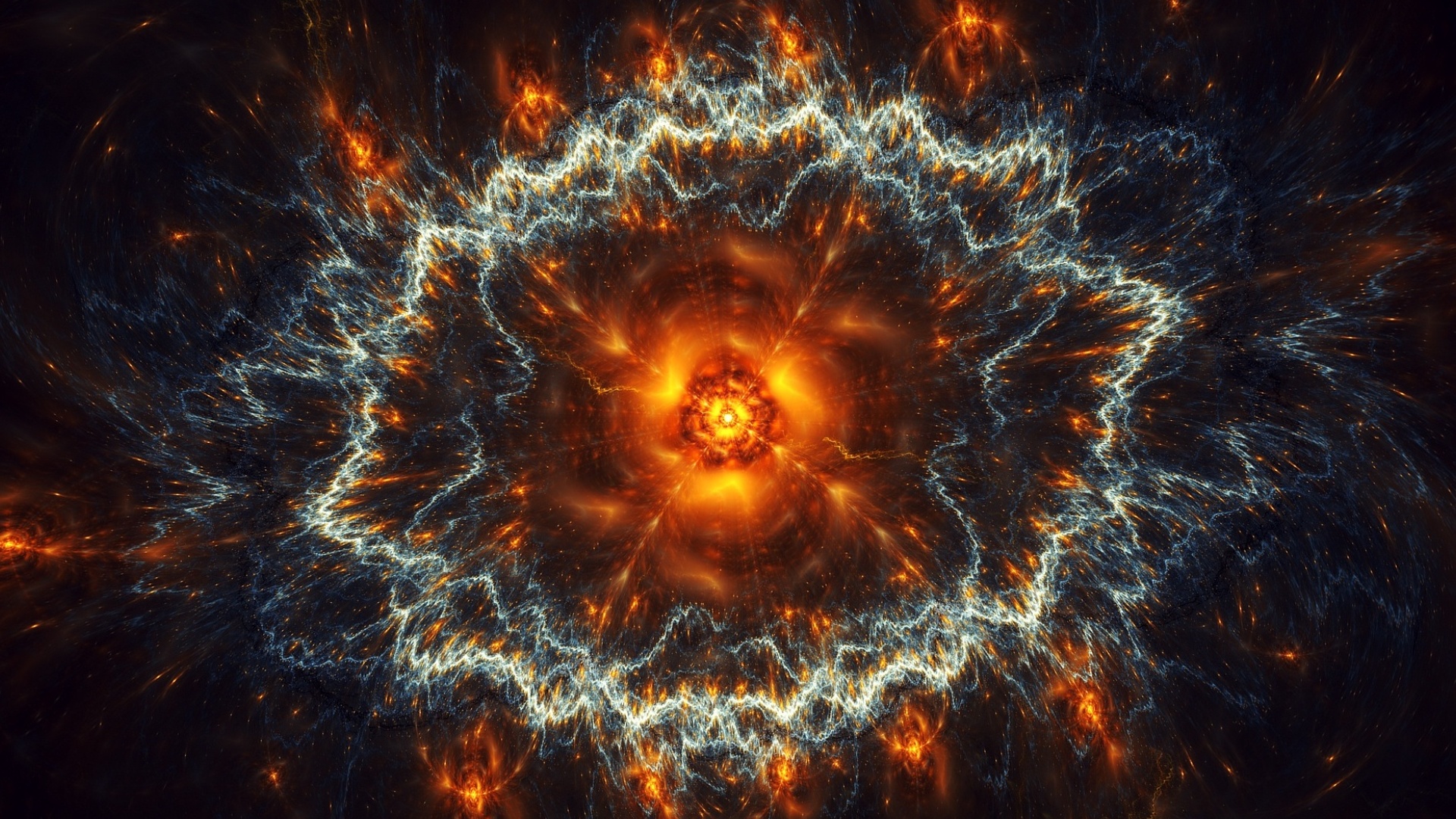 663739 Hintergrundbild herunterladen science fiction, supernova, explosion - Bildschirmschoner und Bilder kostenlos