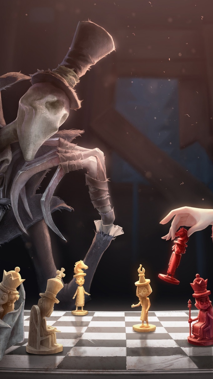 Download mobile wallpaper Chess, Dark, Creature for free.