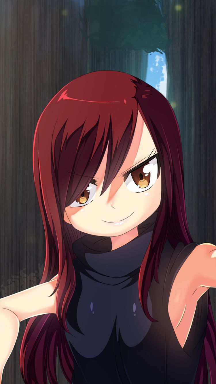 Handy-Wallpaper Animes, Fairy Tail, Erza Scarlet kostenlos herunterladen.