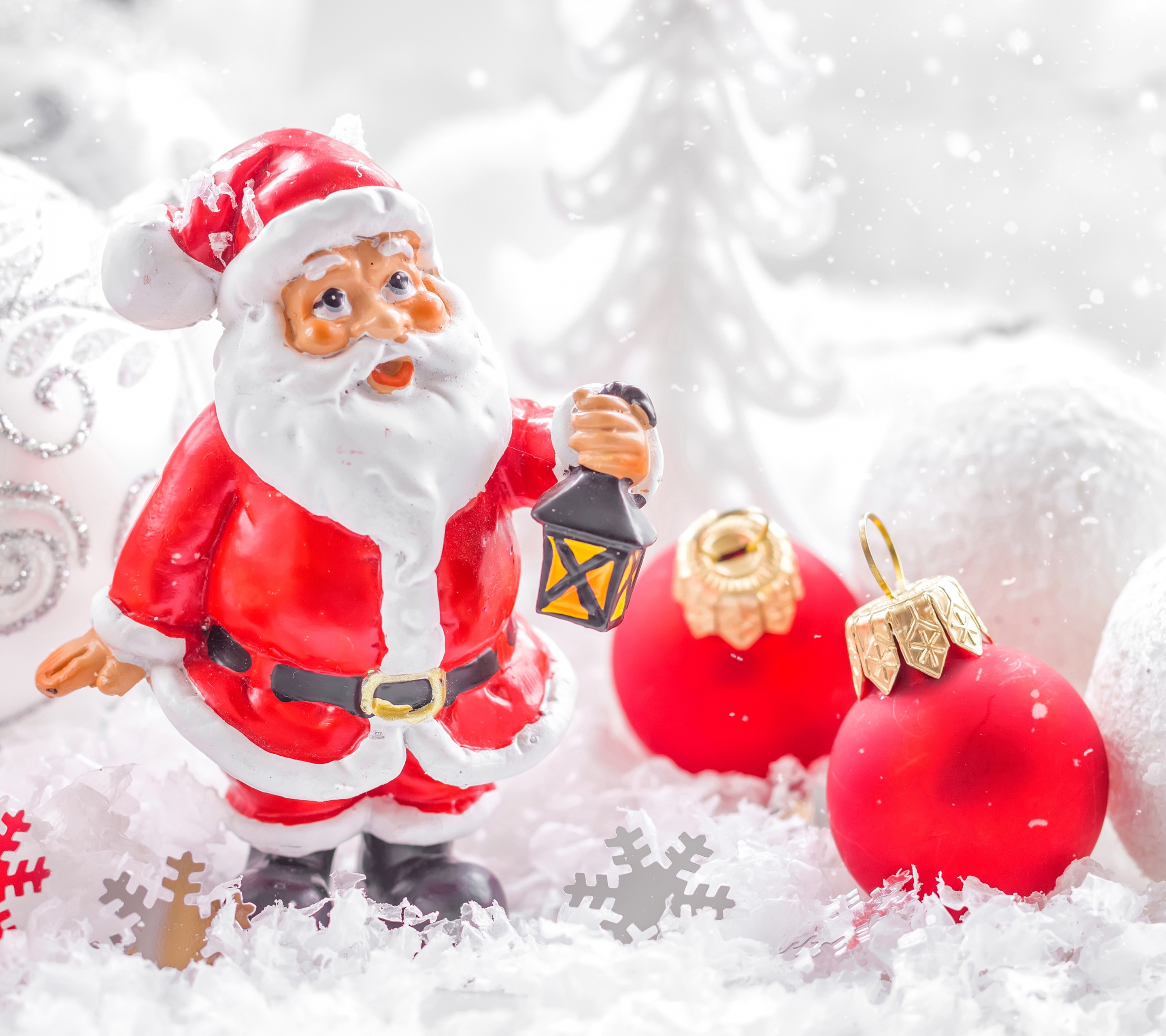 Téléchargez des papiers peints mobile Père Noël, Noël, Vacances, Décorations De Noël gratuitement.