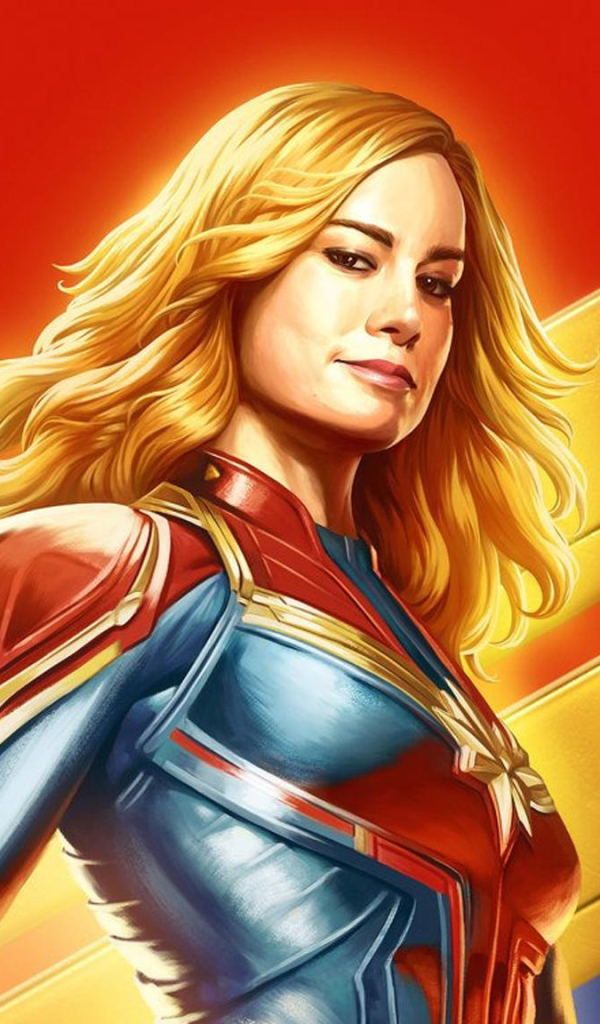 Download mobile wallpaper Blonde, Movie, Captain Marvel, Brie Larson for free.