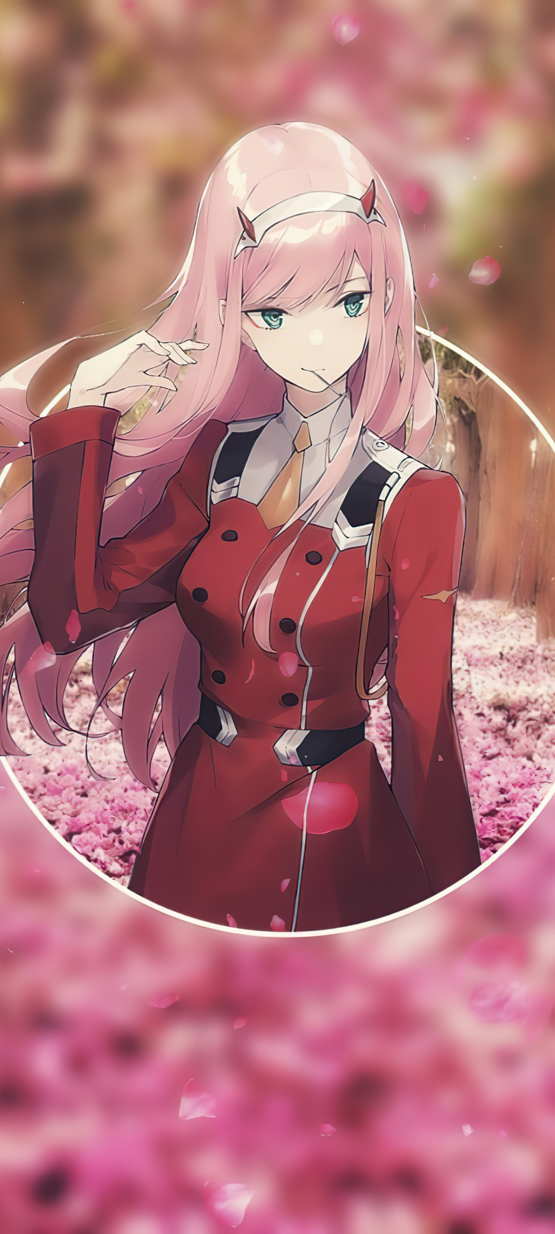 Baixar papel de parede para celular de Anime, Cabelo Rosa, Darling In The Franxx, Zero Dois (Querida No Franxx), Zero Dois (Darling In The Franxx) gratuito.