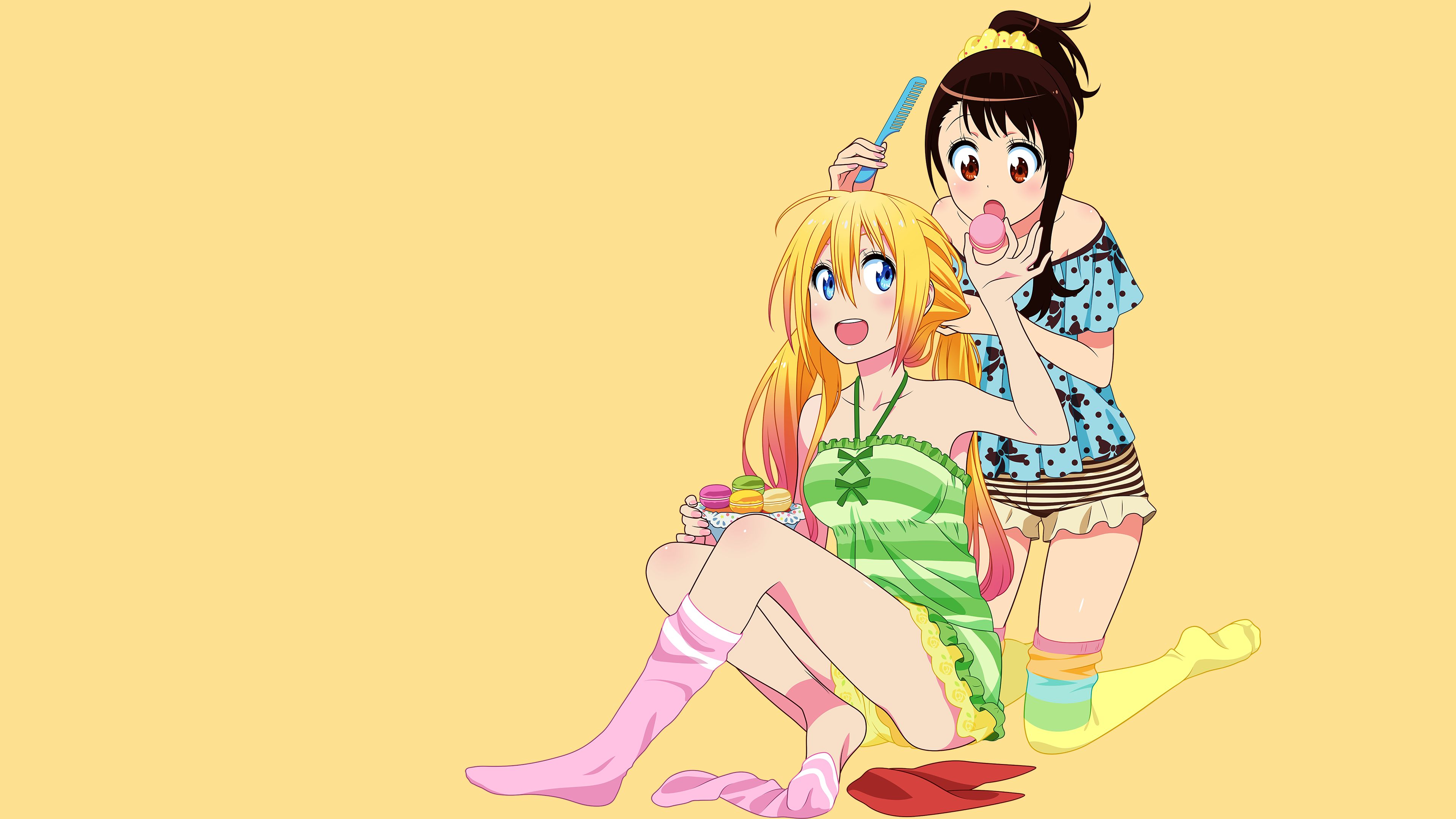 Download mobile wallpaper Anime, Chitoge Kirisaki, Kosaki Onodera, Nisekoi for free.