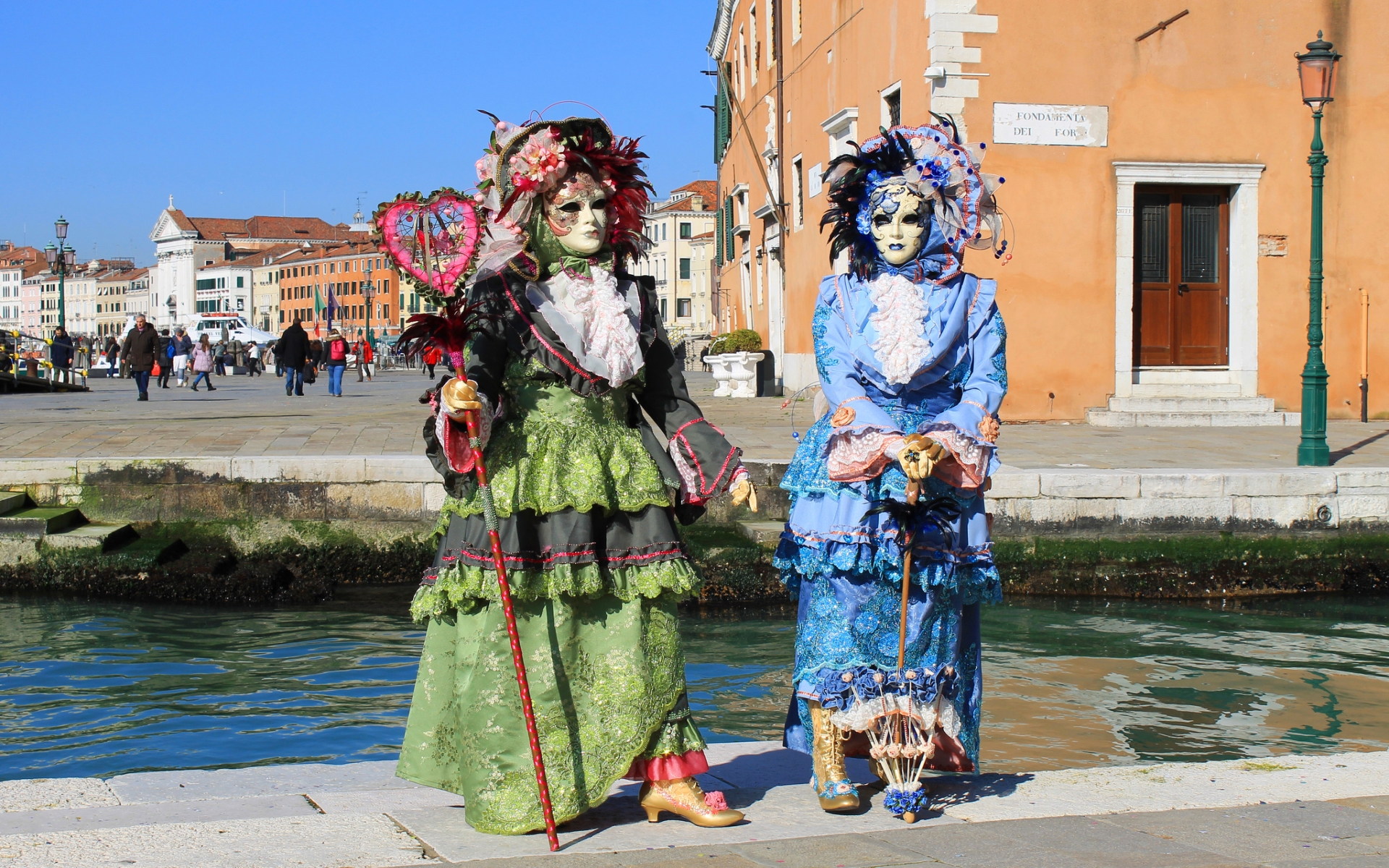 Скачать обои бесплатно Фотографии, Венецианский Карнавал картинка на рабочий стол ПК