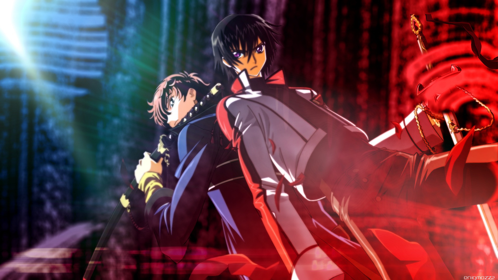 Free download wallpaper Anime, Lelouch Lamperouge, Suzaku Kururugi, Code Geass on your PC desktop