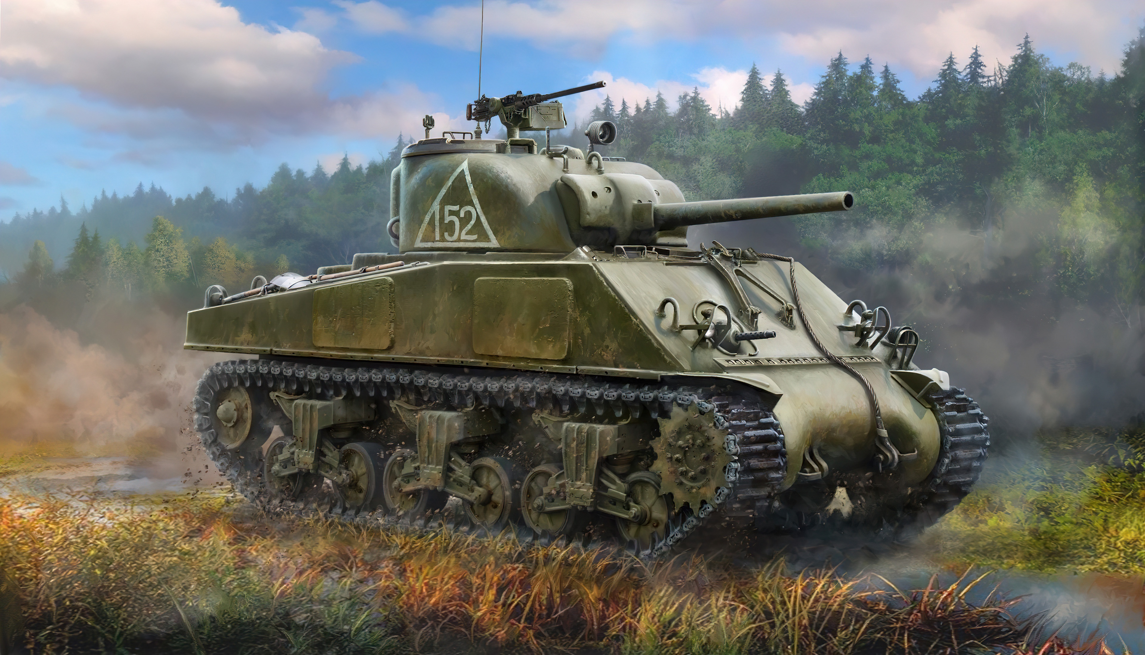 Baixe gratuitamente a imagem Tanques, Militar, M4 Sherman na área de trabalho do seu PC