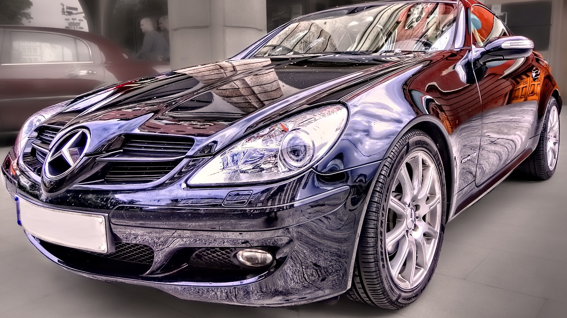 Laden Sie Mercedes Benz Slk Klasse HD-Desktop-Hintergründe herunter