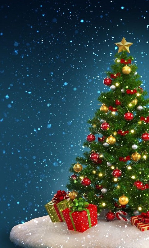 Descarga gratuita de fondo de pantalla para móvil de Navidad, Día Festivo, Regalo, Árbol De Navidad, Adornos De Navidad.