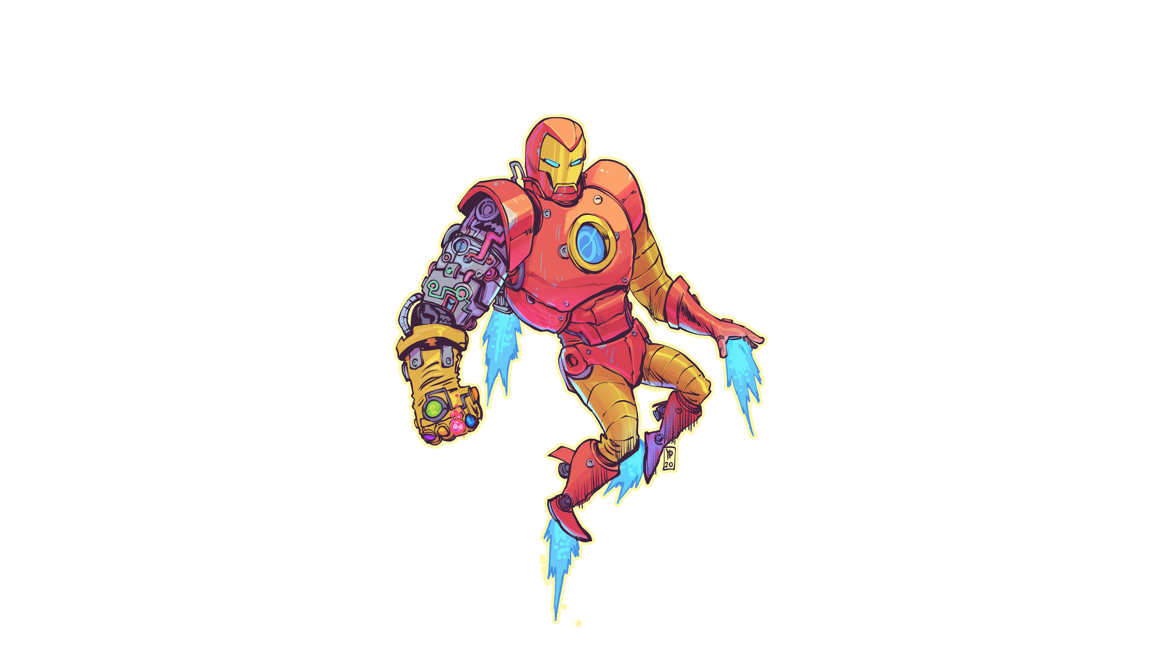 Handy-Wallpaper Iron Man, Comics kostenlos herunterladen.