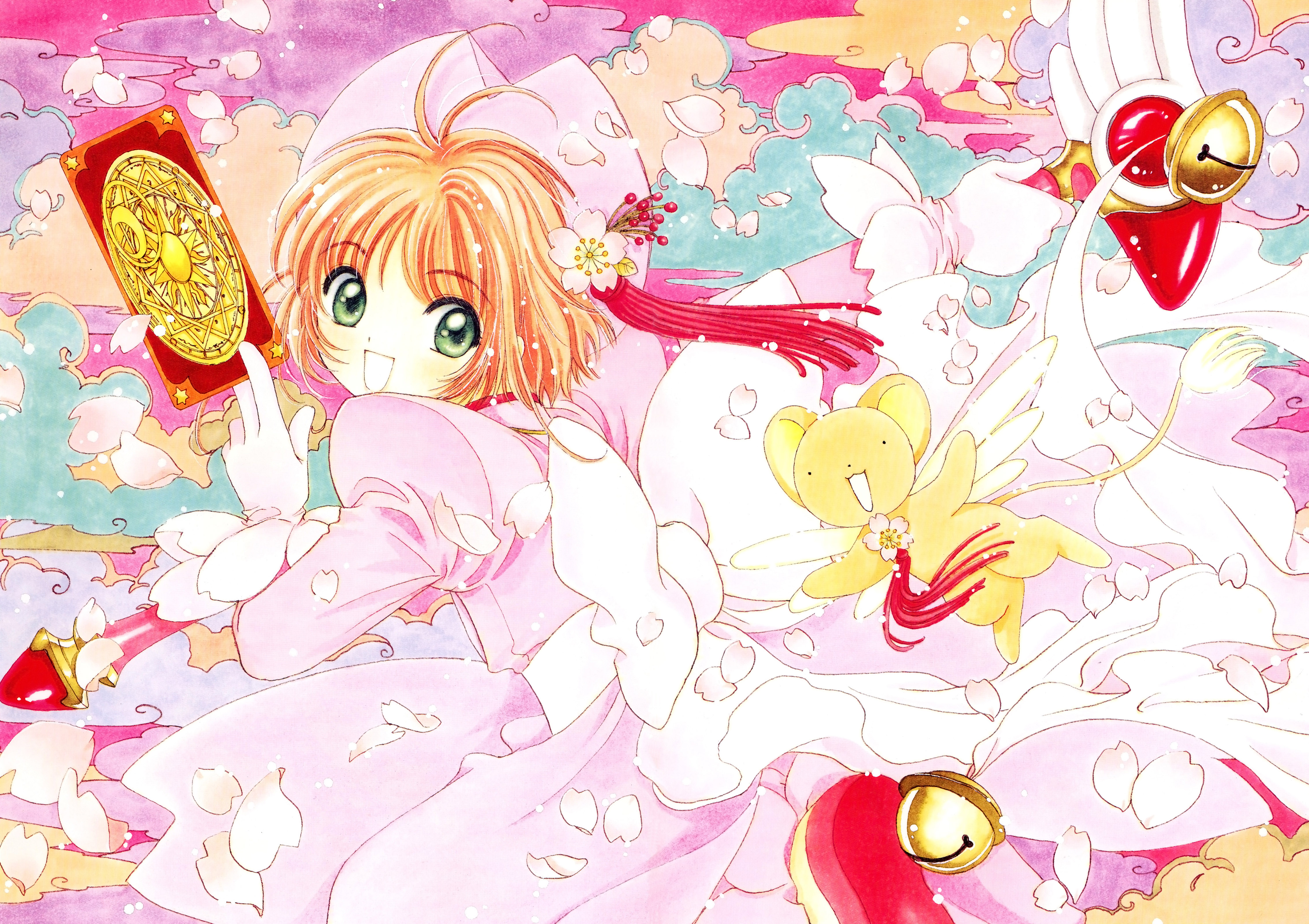 Téléchargez gratuitement l'image Animé, Sakura Chasseuse De Cartes, Sakura Kinomoto, Keroberos (Card Captor Sakura) sur le bureau de votre PC