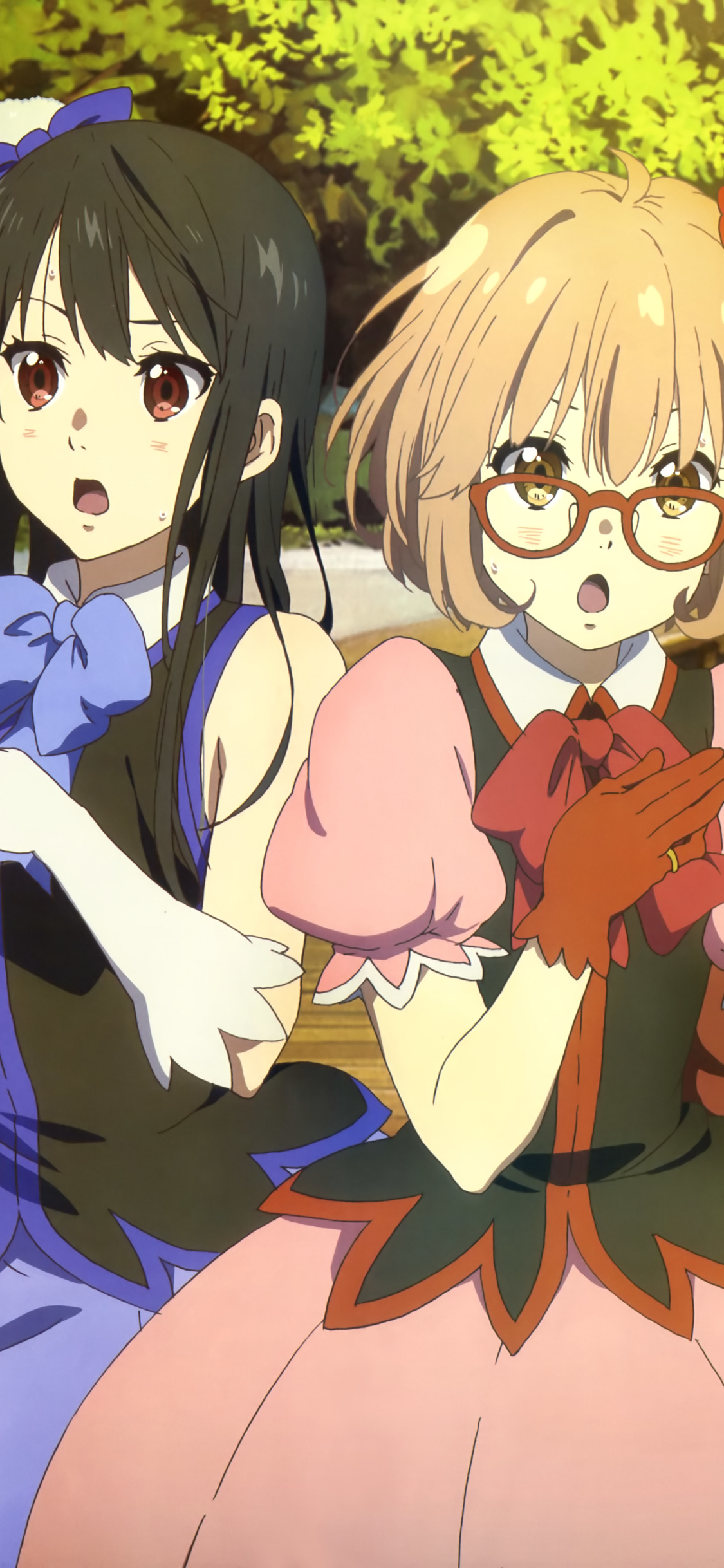 Descarga gratuita de fondo de pantalla para móvil de Animado, Mirai Kuriyama, Mitsuki Nase, Kyōkai No Kanata.