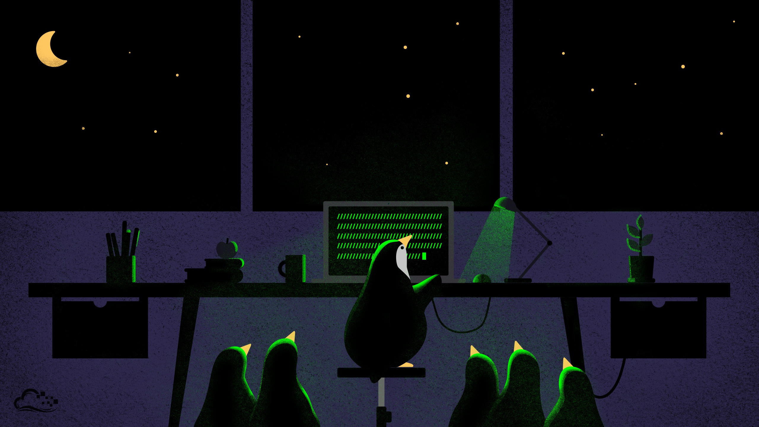 Популярні заставки і фони Імператорський Пінгвін на комп'ютер