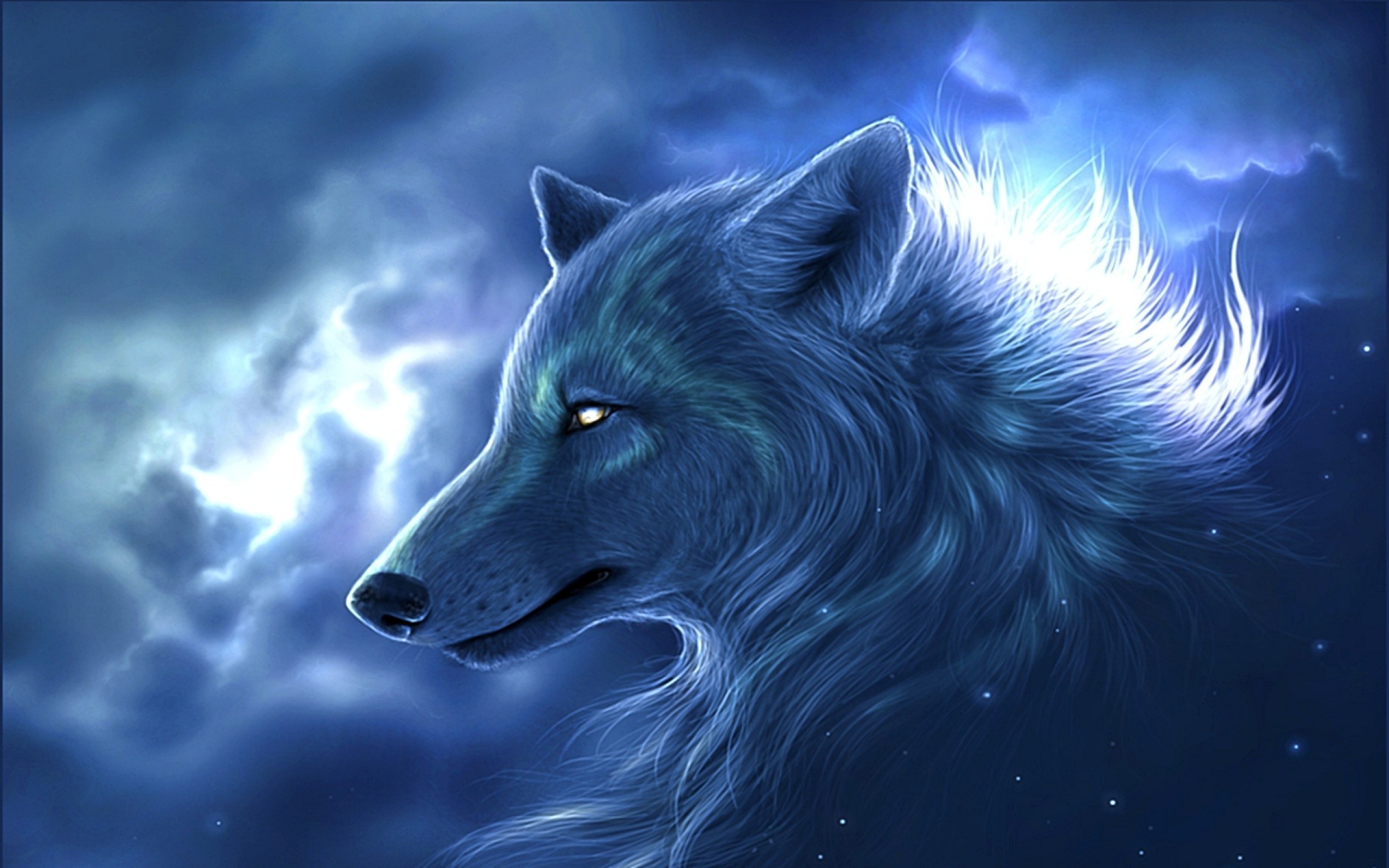 wolf, fantasy, fantasy animals