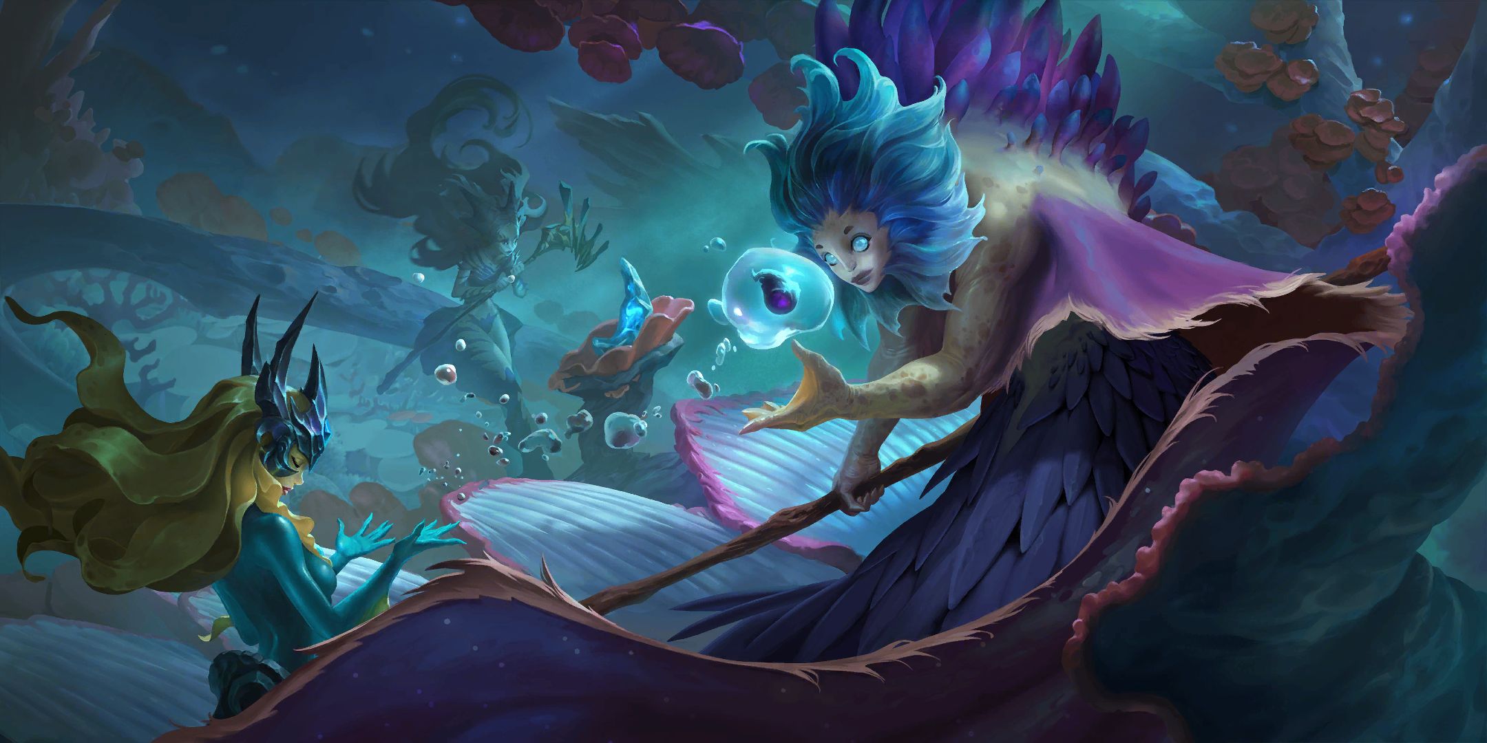 Download mobile wallpaper Video Game, Nami (League Of Legends), Legends Of Runeterra for free.