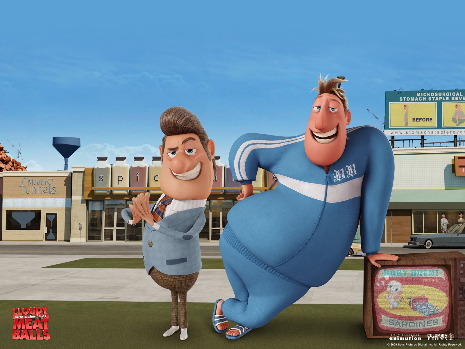 cloudy with a chance of meatballs, movie, brent, mayor shelbourne