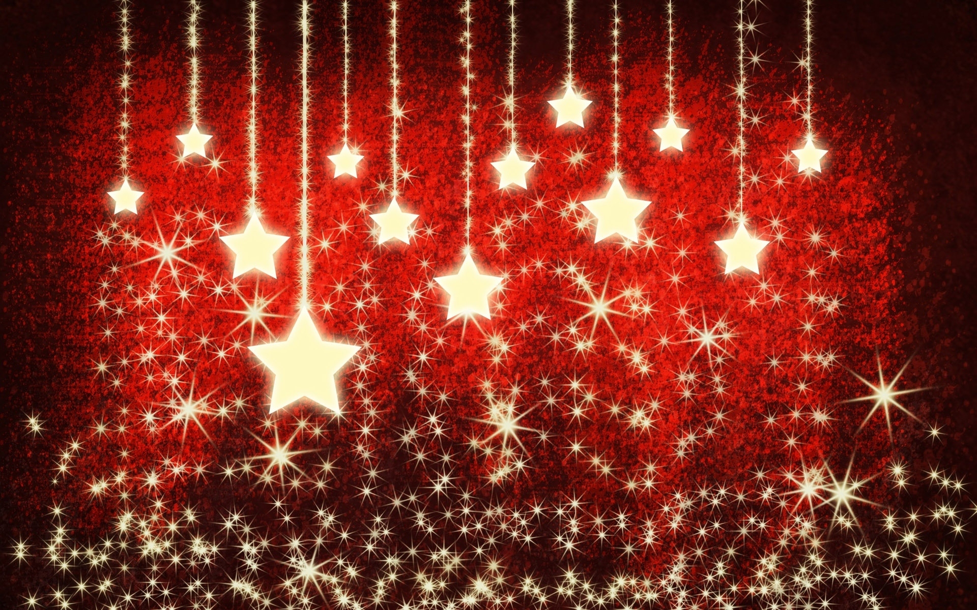 Скачать обои бесплатно Звезды, Красный, Рождество, Золотой, Украшение, Праздничные картинка на рабочий стол ПК