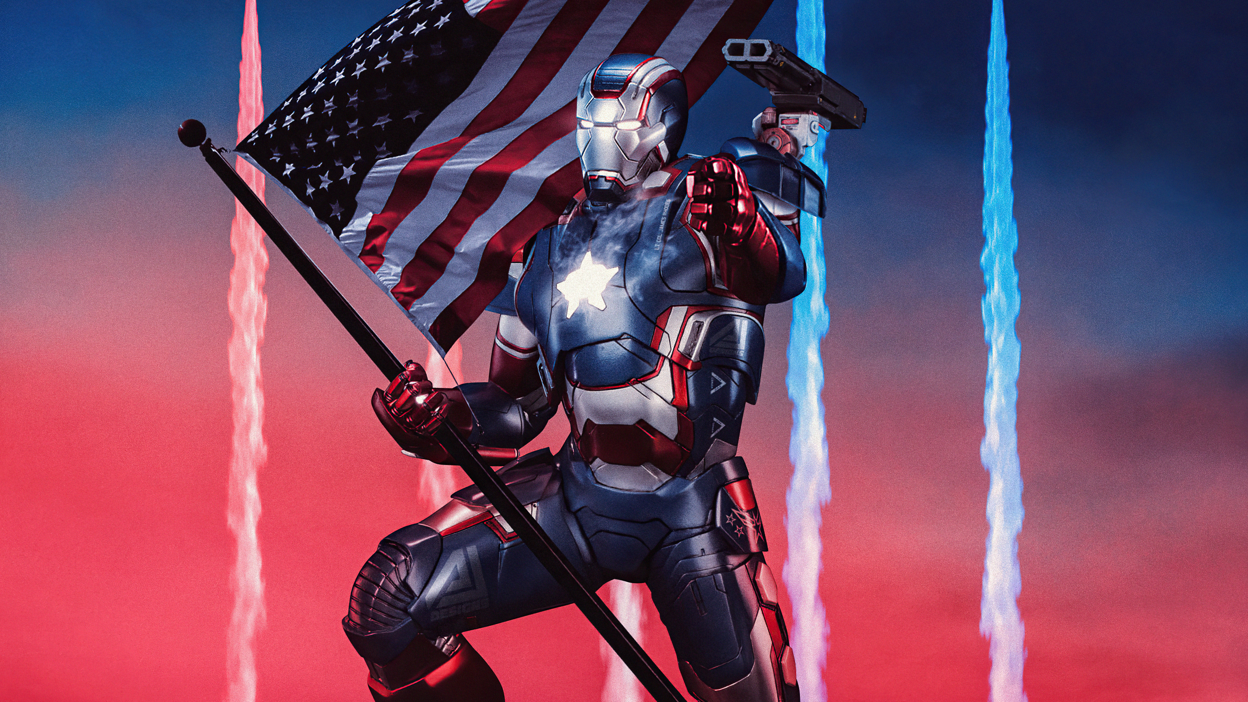 496480 Bild herunterladen comics, iron man, eiserner patriot - Hintergrundbilder und Bildschirmschoner kostenlos