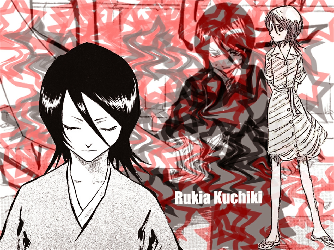 Handy-Wallpaper Bleach, Rukia Kuchiki, Animes kostenlos herunterladen.