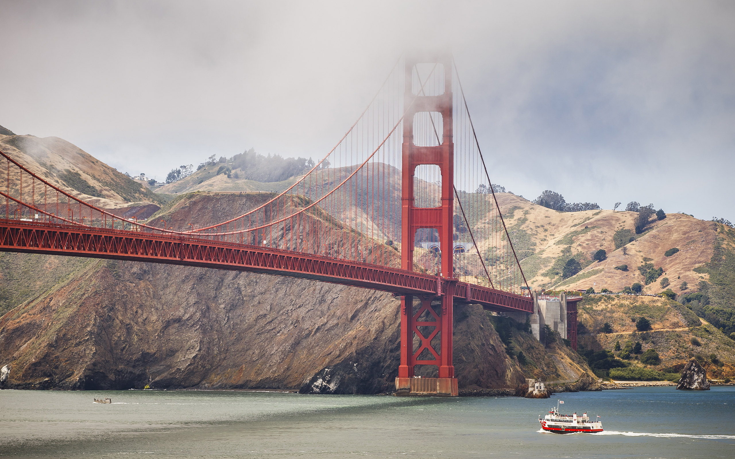 Free download wallpaper Bridges, Bridge, Golden Gate, Man Made on your PC desktop