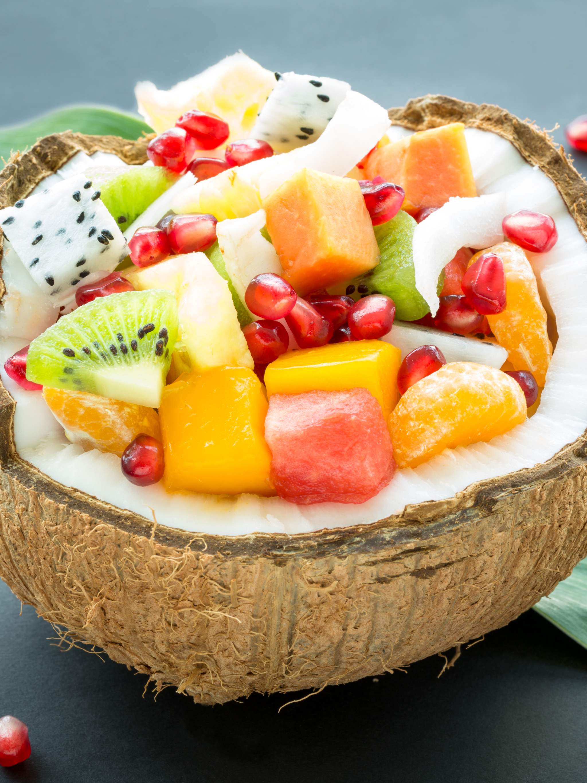 Laden Sie das Frucht, Kokosnuss, Nahrungsmittel, Früchte-Bild kostenlos auf Ihren PC-Desktop herunter