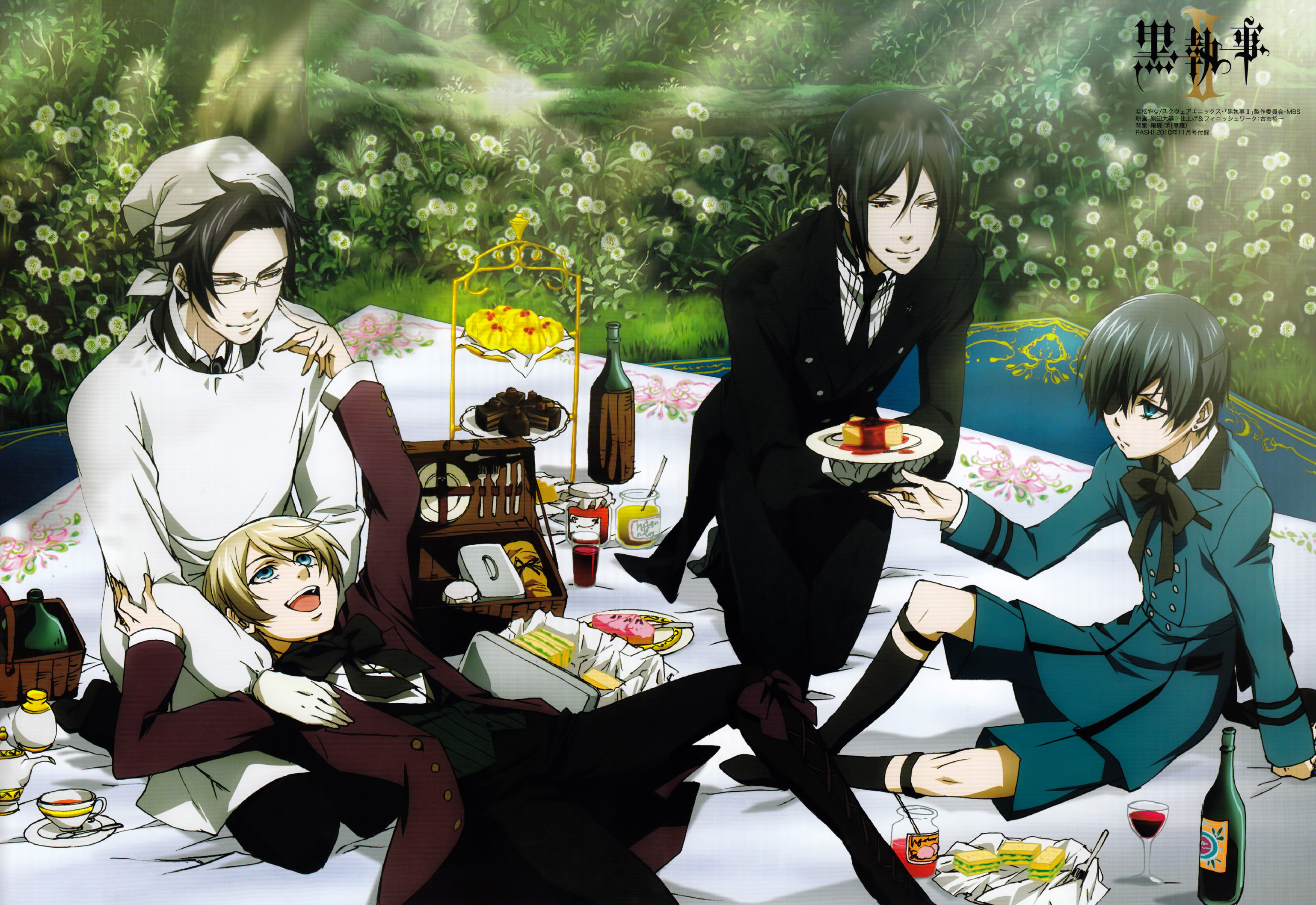 Handy-Wallpaper Animes, Black Butler kostenlos herunterladen.