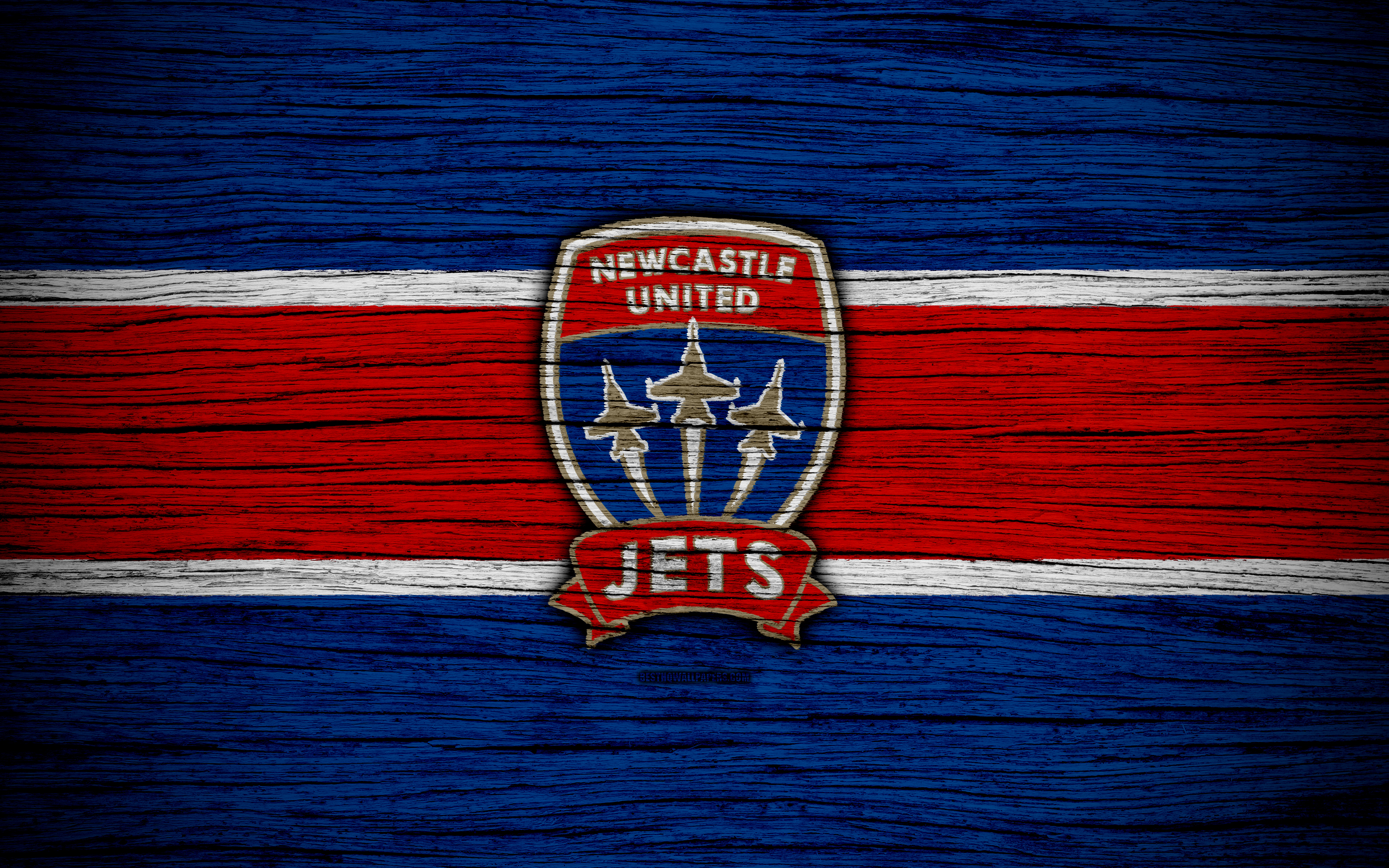 Download mobile wallpaper Sports, Logo, Emblem, Soccer, Newcastle Jets Fc for free.