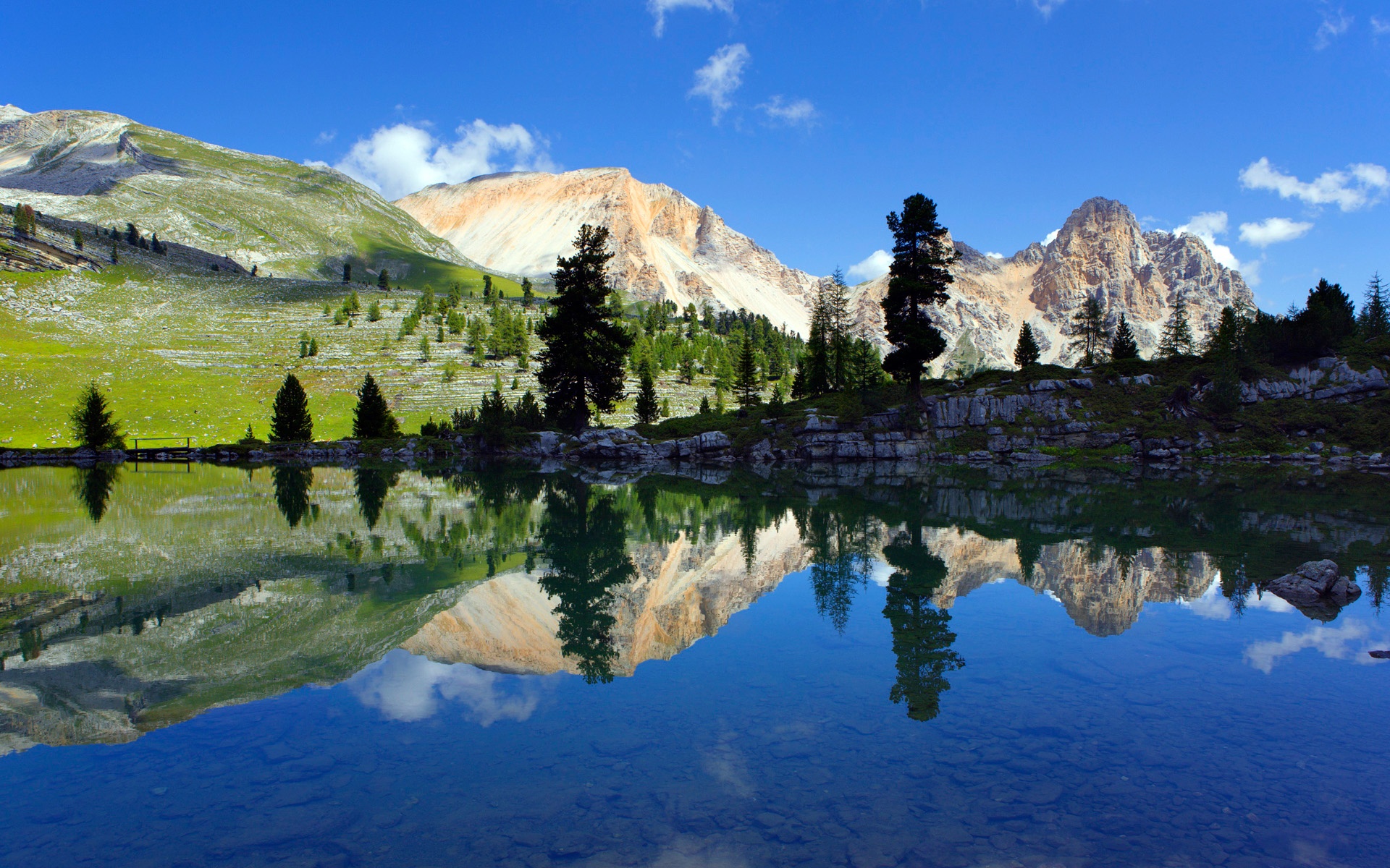 Laden Sie das Park, Gebirge, Erde/natur, Spiegelung-Bild kostenlos auf Ihren PC-Desktop herunter