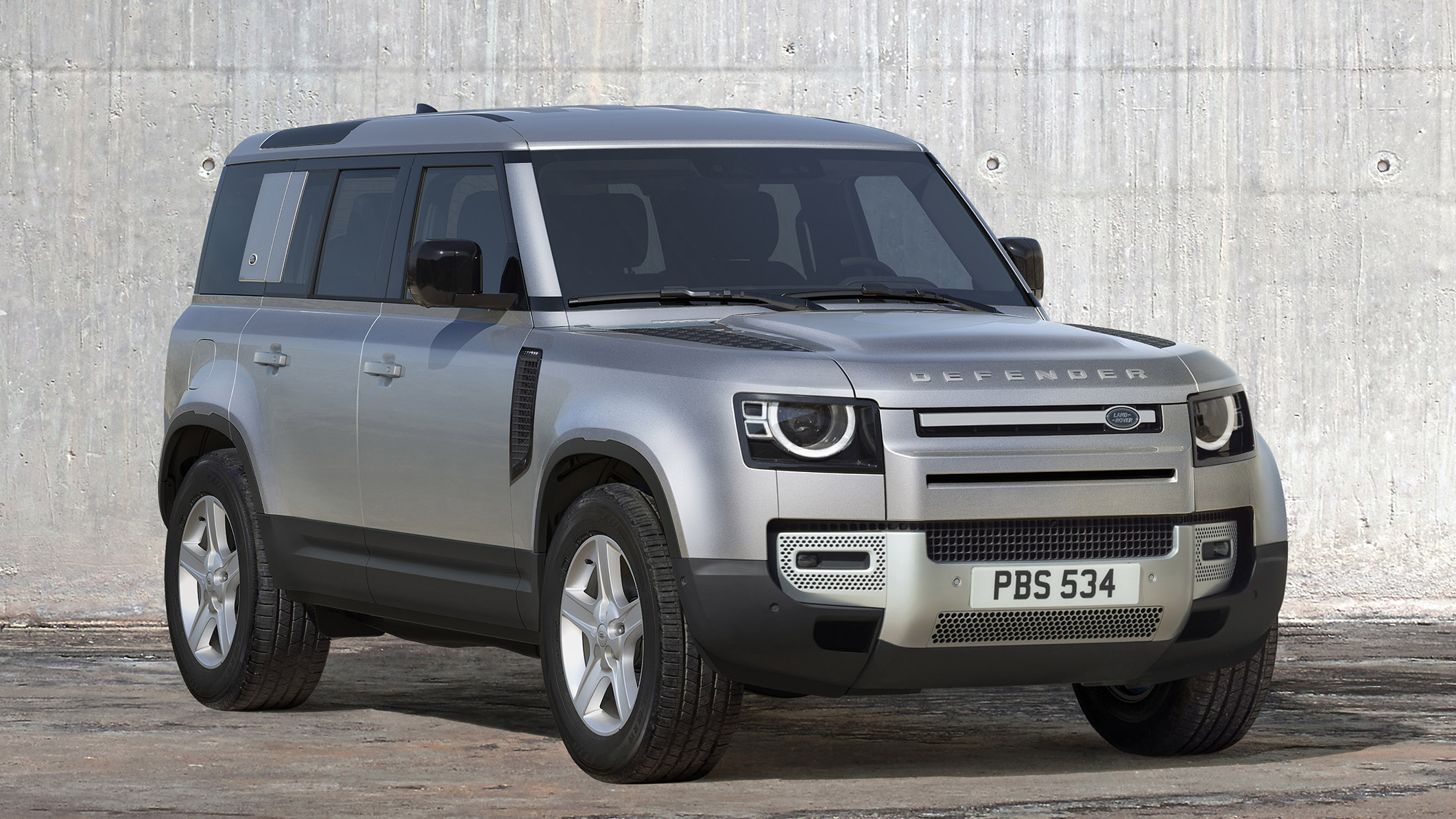 Download mobile wallpaper Land Rover, Car, Suv, Land Rover Defender, Vehicles, Silver Car for free.