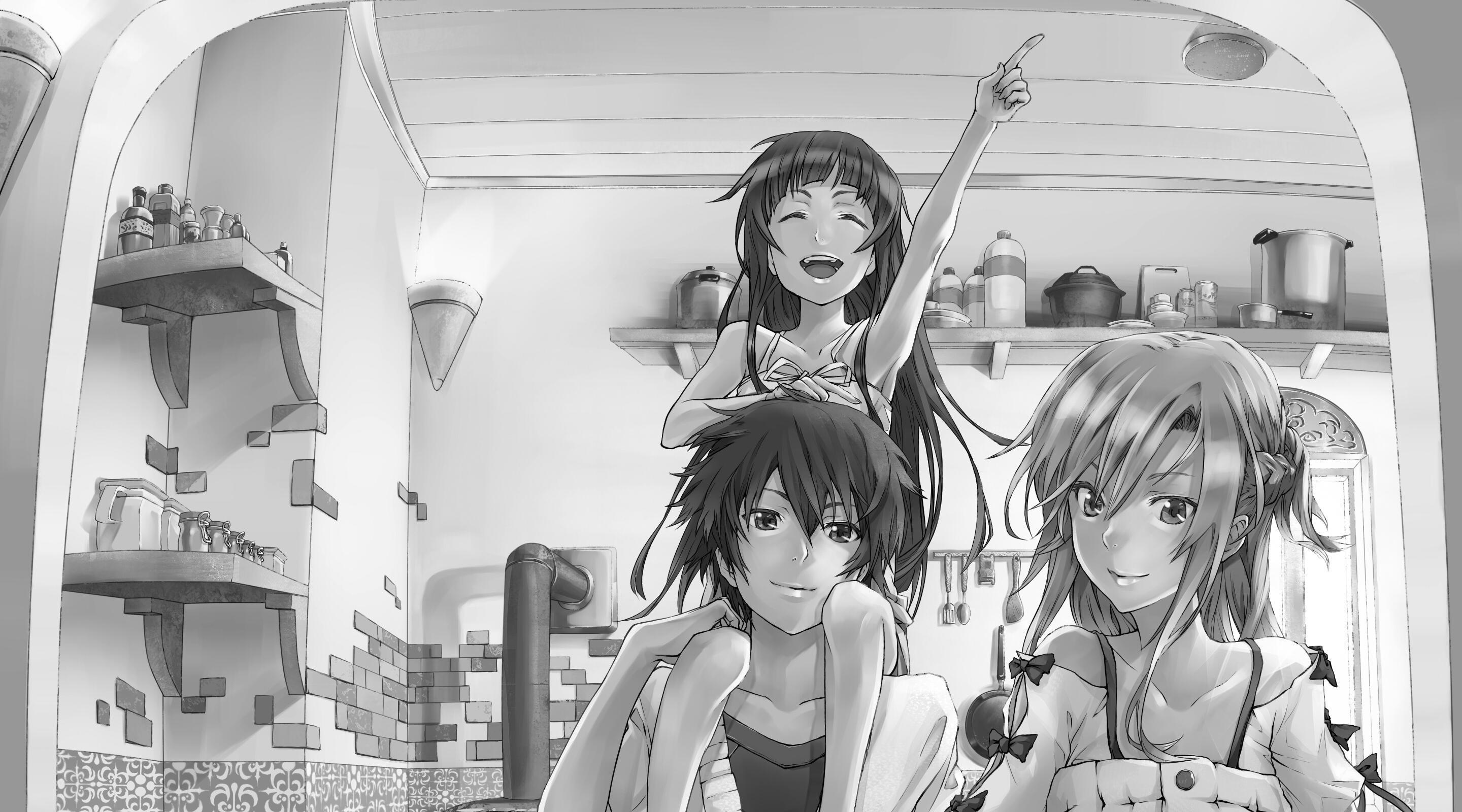 Descarga gratuita de fondo de pantalla para móvil de Yui (Arte De Espada En Línea), Sword Art Online, Asuna Yuuki, Kazuto Kirigaya, Kirito (Arte De Espada En Línea), Animado.