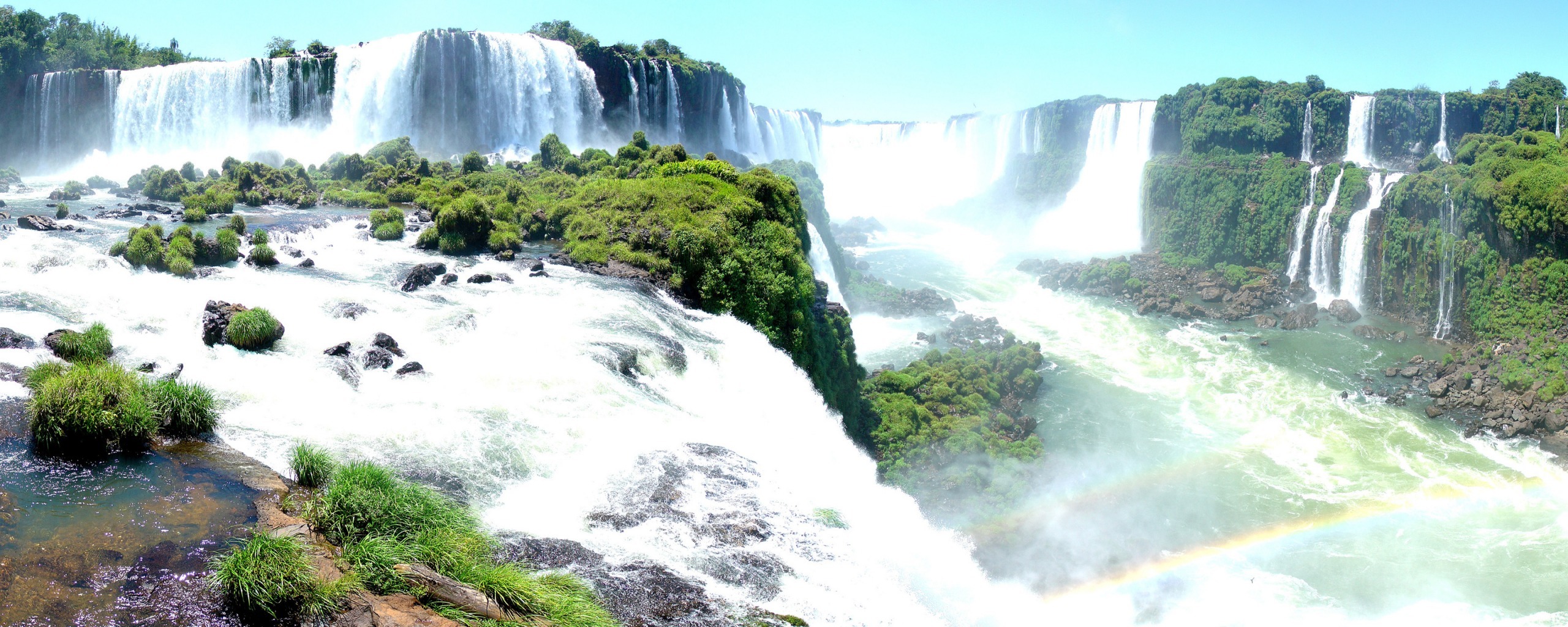 PCデスクトップに滝, 地球, イグアスの滝画像を無料でダウンロード
