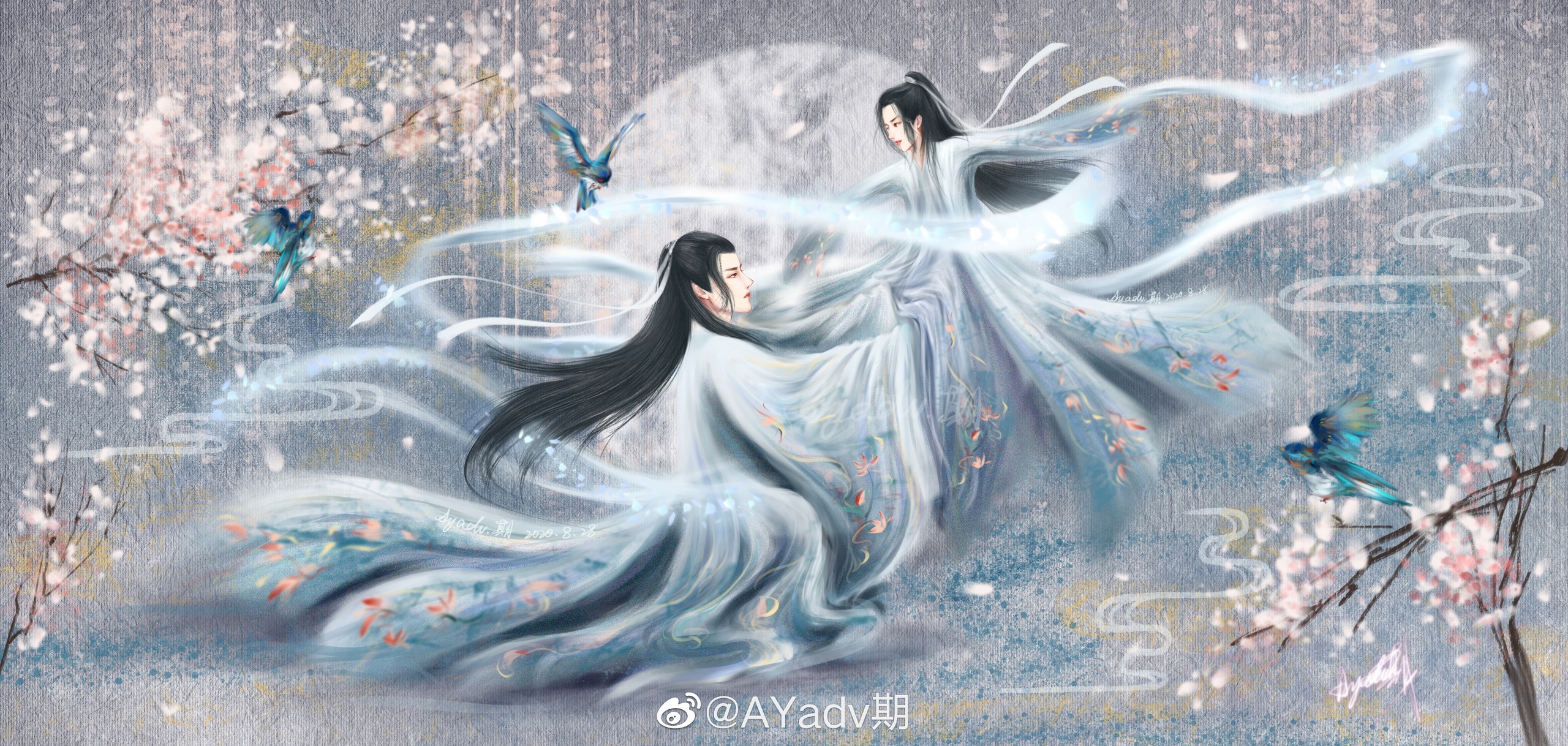 Téléchargez des papiers peints mobile Animé, Lan Zhan, Wei Ying, Lan Wangji, Wei Wuxian, Mo Dao Zu Shi gratuitement.