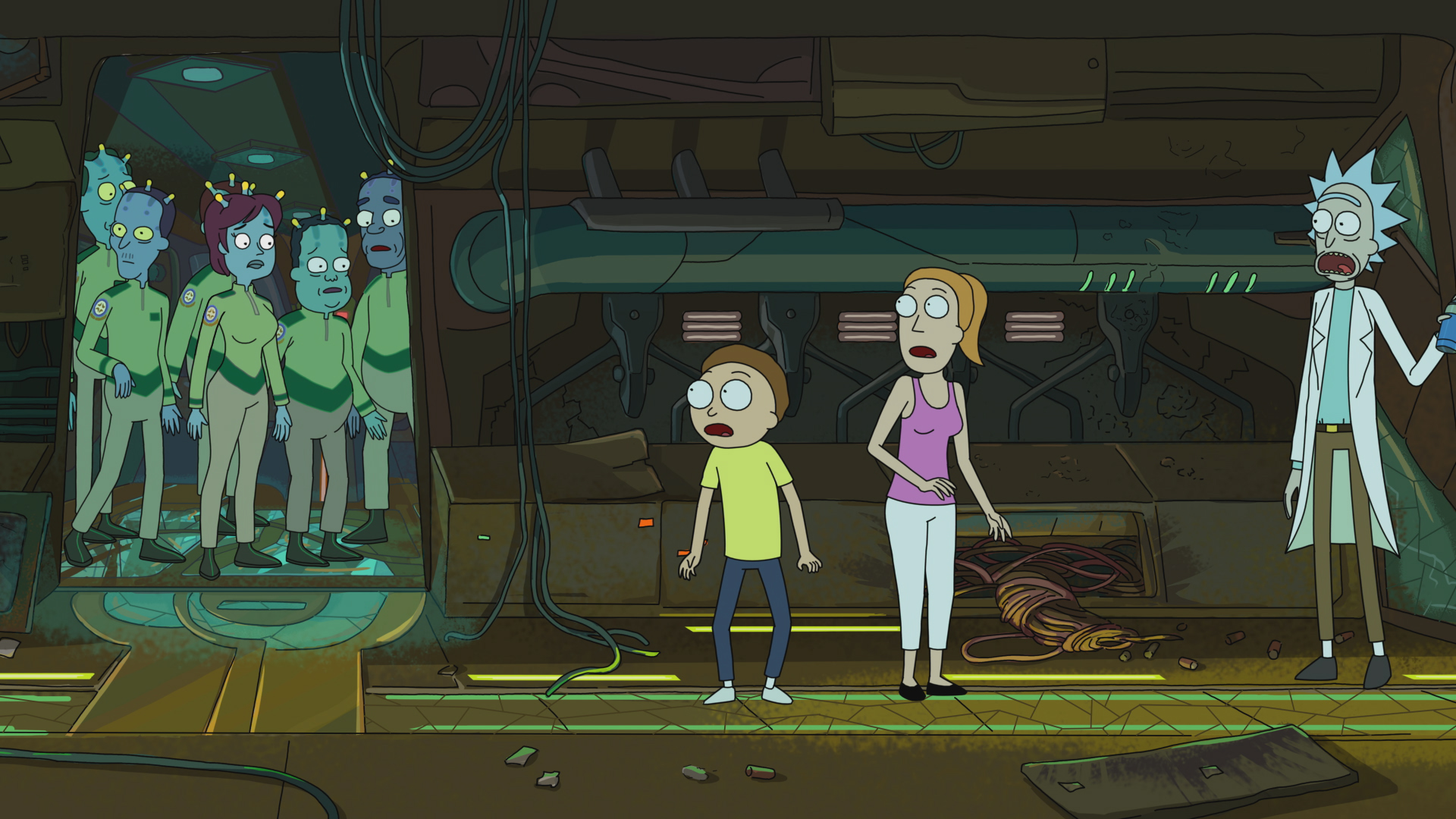 tv show, rick and morty, morty smith, rick sanchez, summer smith