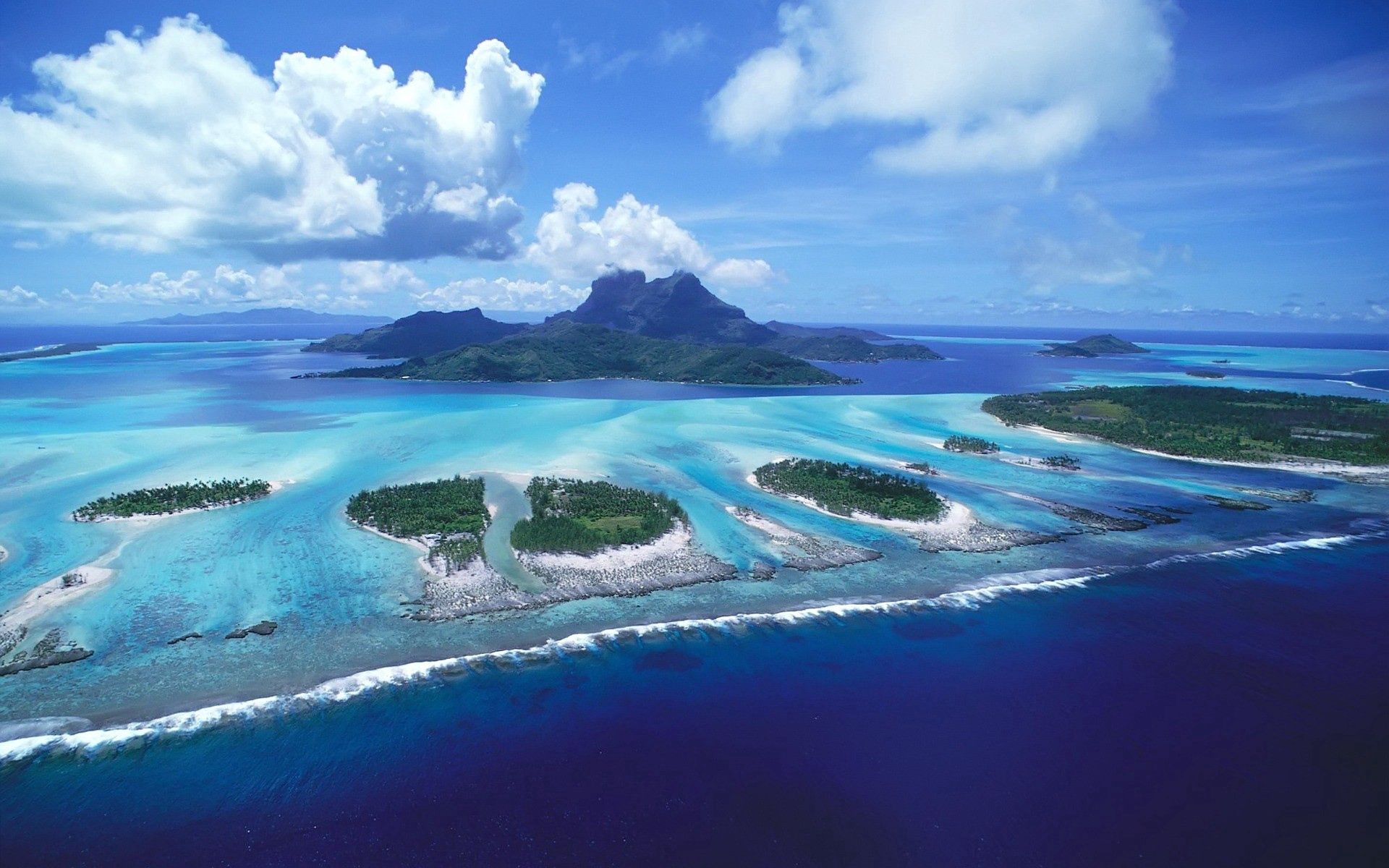 80202 скачать обои острова, природа, вода, голубой, зеленый, суша - заставки и картинки бесплатно