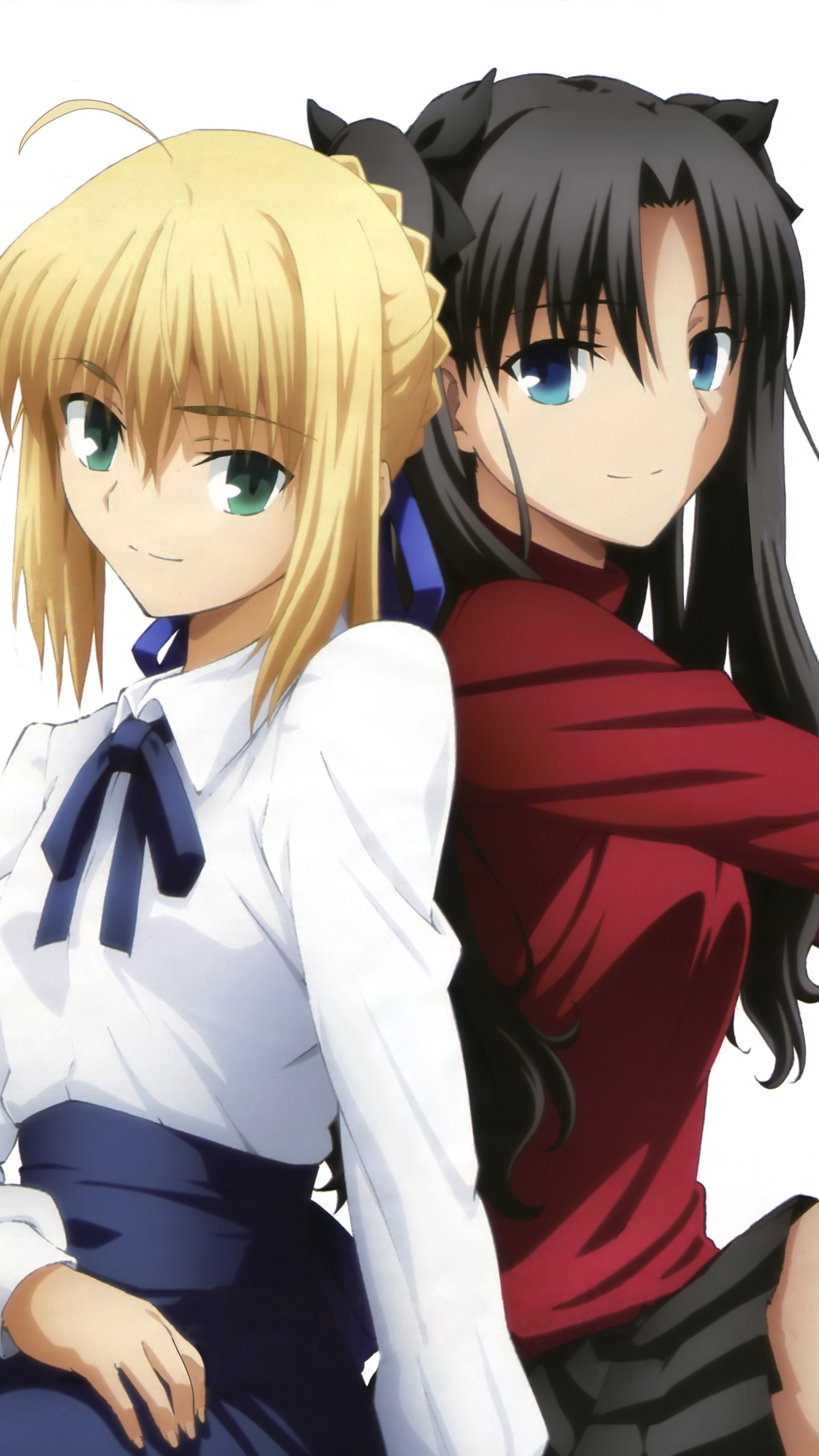 Free download wallpaper Anime, Saber (Fate Series), Fate/stay Night: Unlimited Blade Works, Rin Tohsaka, Artoria Pendragon, Fate Series on your PC desktop
