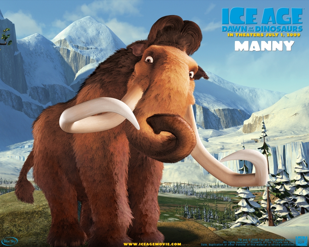 Скачать картинку Ледниковый Период (Ice Age), Мультфильмы в телефон бесплатно.