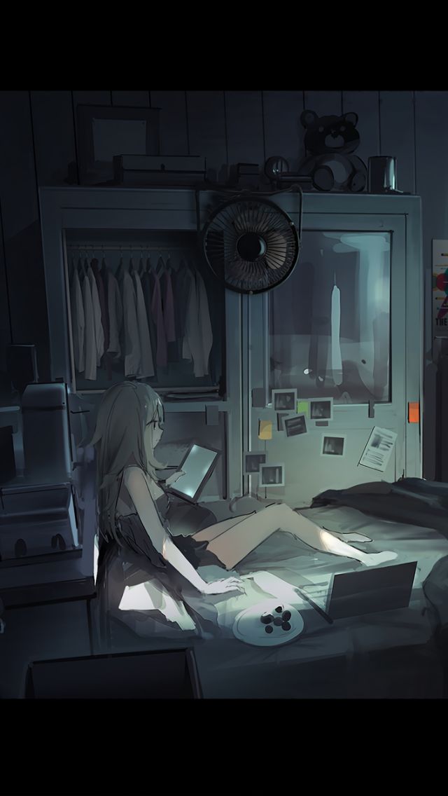 Download mobile wallpaper Anime, Room for free.