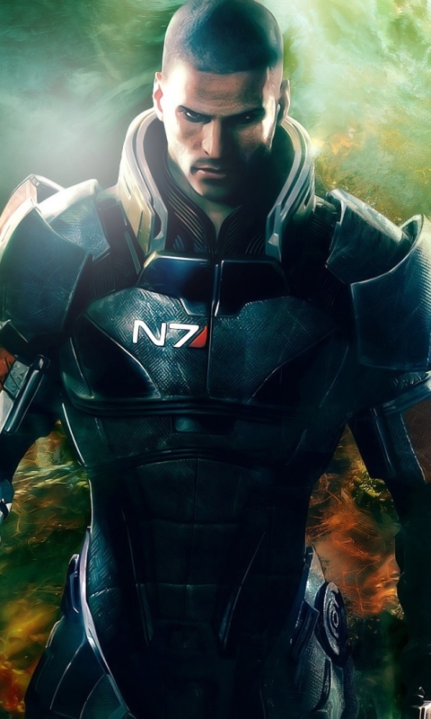 Download mobile wallpaper Mass Effect, Video Game, Mass Effect 3, Commander Shepard for free.