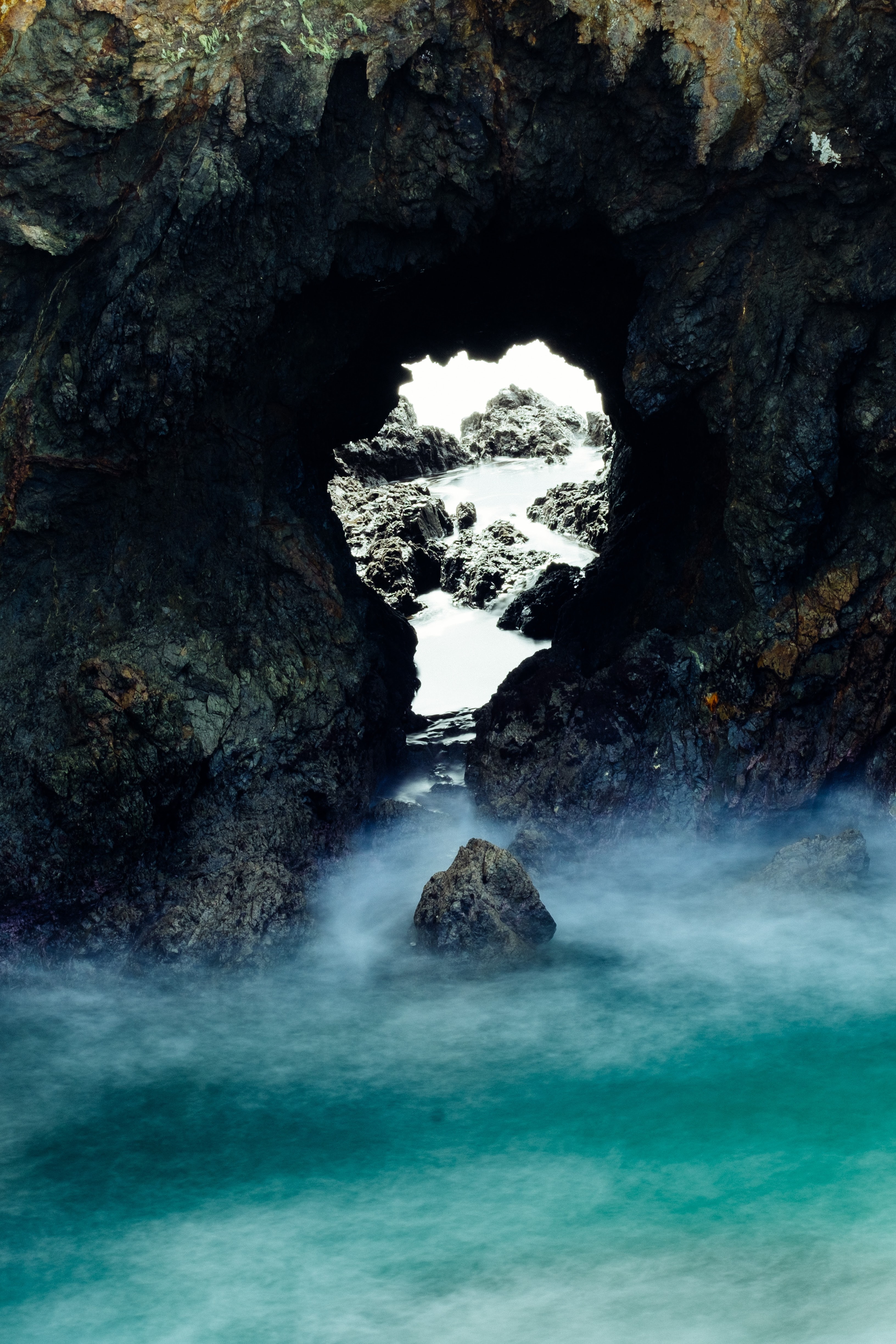 Free download wallpaper Nature, Water, Rocks, Stones, Cave on your PC desktop