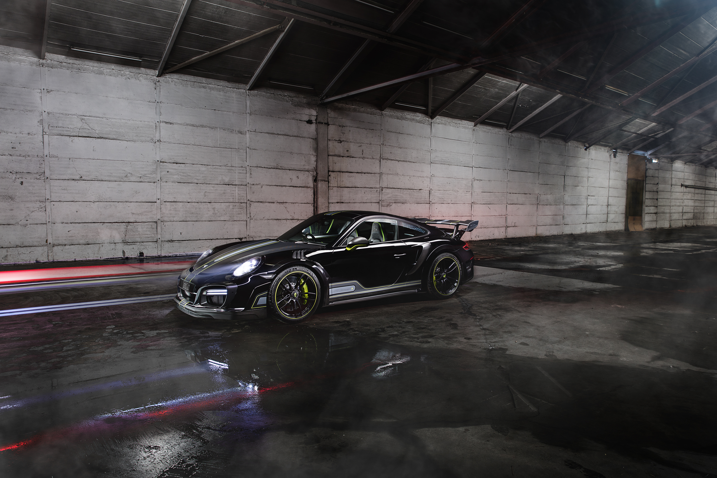 Download mobile wallpaper Porsche, Car, Porsche 911, Vehicles, Black Car, Porsche 911 Turbo for free.