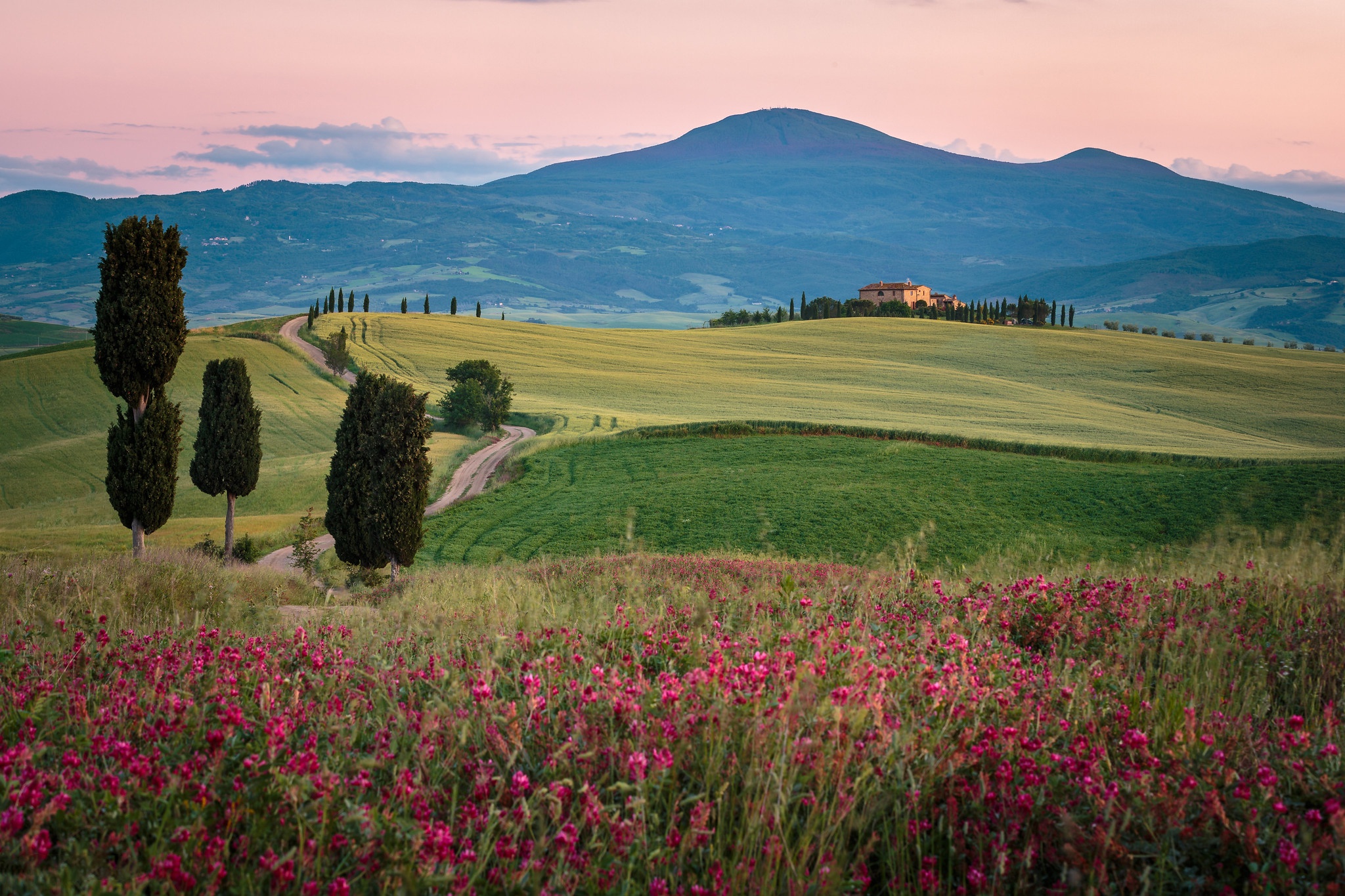 PCデスクトップに風景, イタリア, 春, 写真撮影, トスカーナ画像を無料でダウンロード